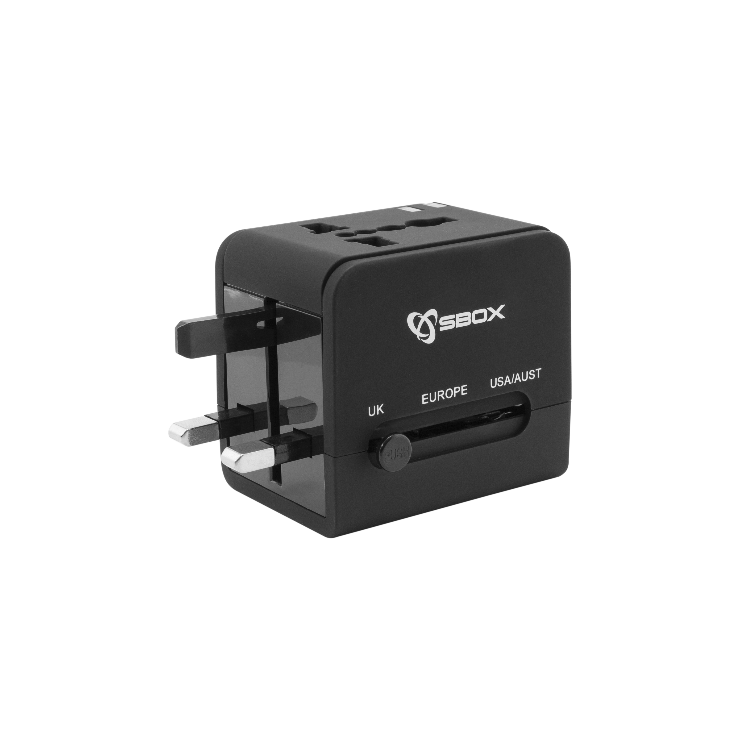 Putni adapter SBOX univerzalni + USB punjač SBOX TA-23-10
