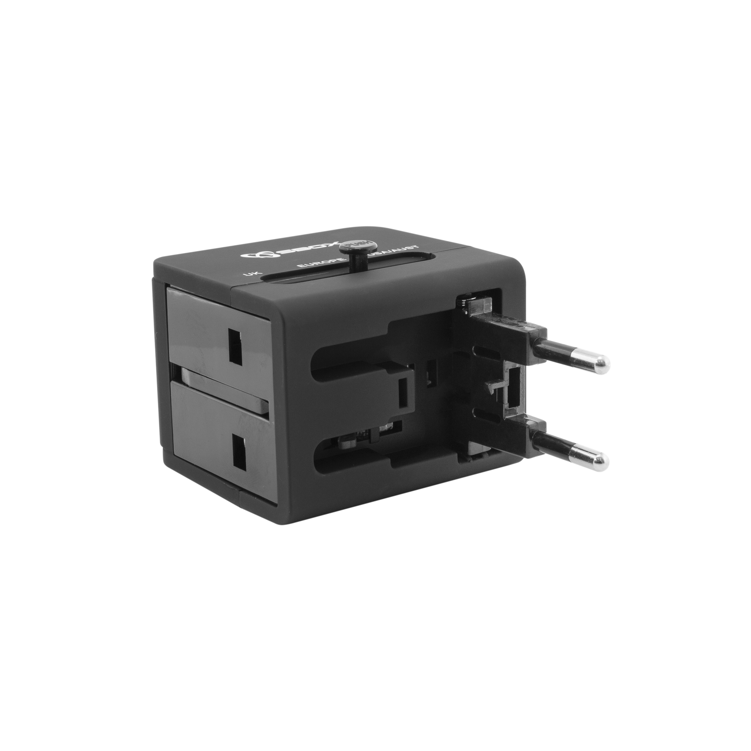 Putni adapter SBOX univerzalni + USB punjač SBOX TA-23-11