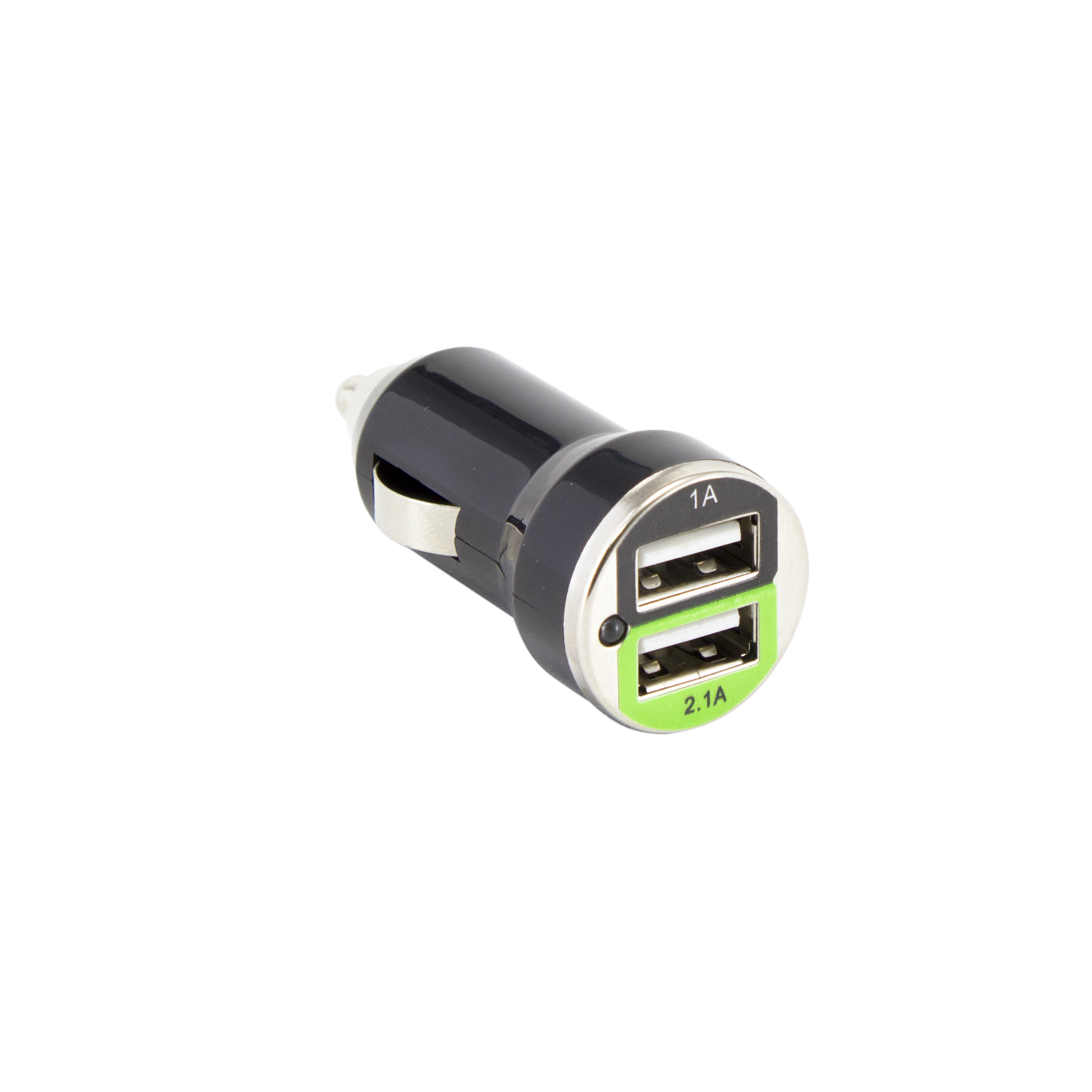 Auto punjač USB SBOX CC-221 / 2 ulaza - 2.1A crni