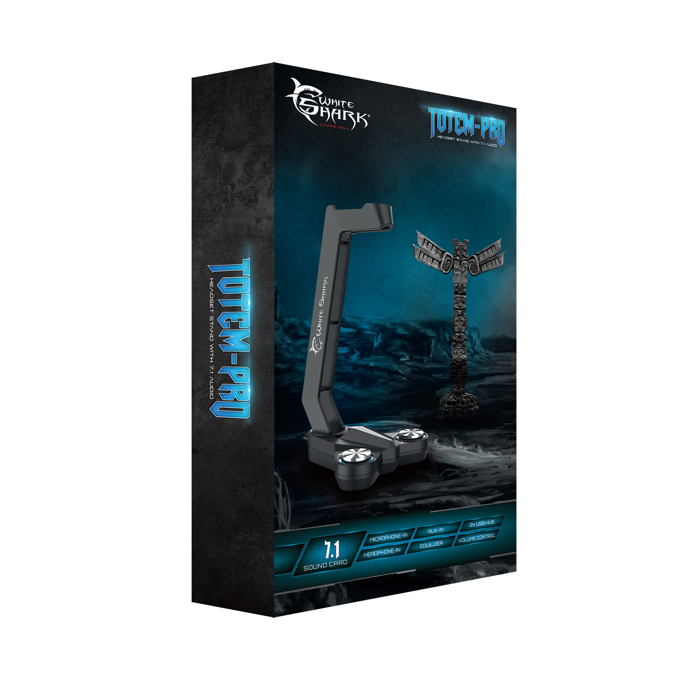 Stalak za slušalice WHITE SHARK HHS-311SB Totem Pro, SC & HUB-4