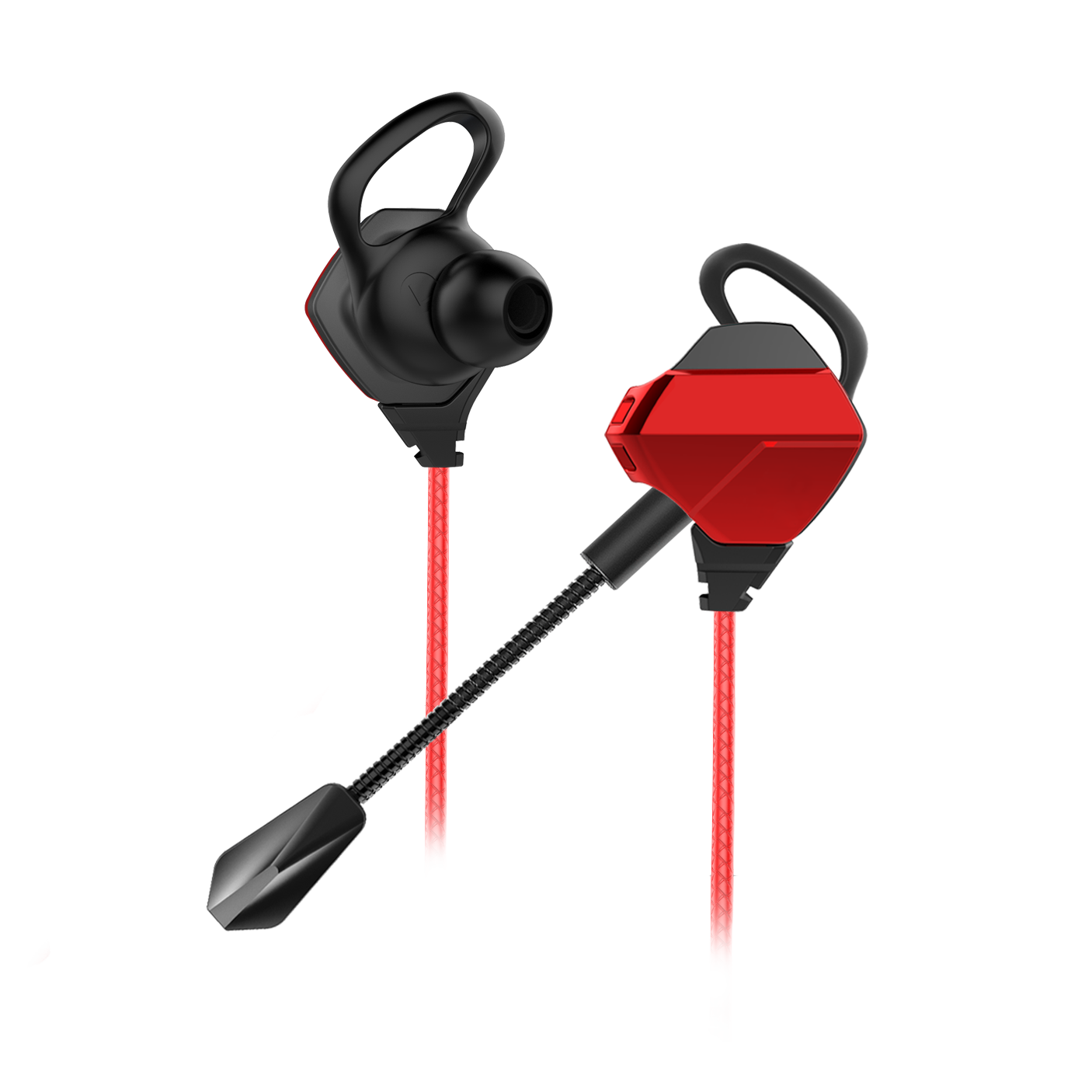 Slušalice s mikrofonom WHITE SHARK GE-536 EAGLE, in-ear, žičane, gaming, PC, PS4, Xbox crno-crvene-0