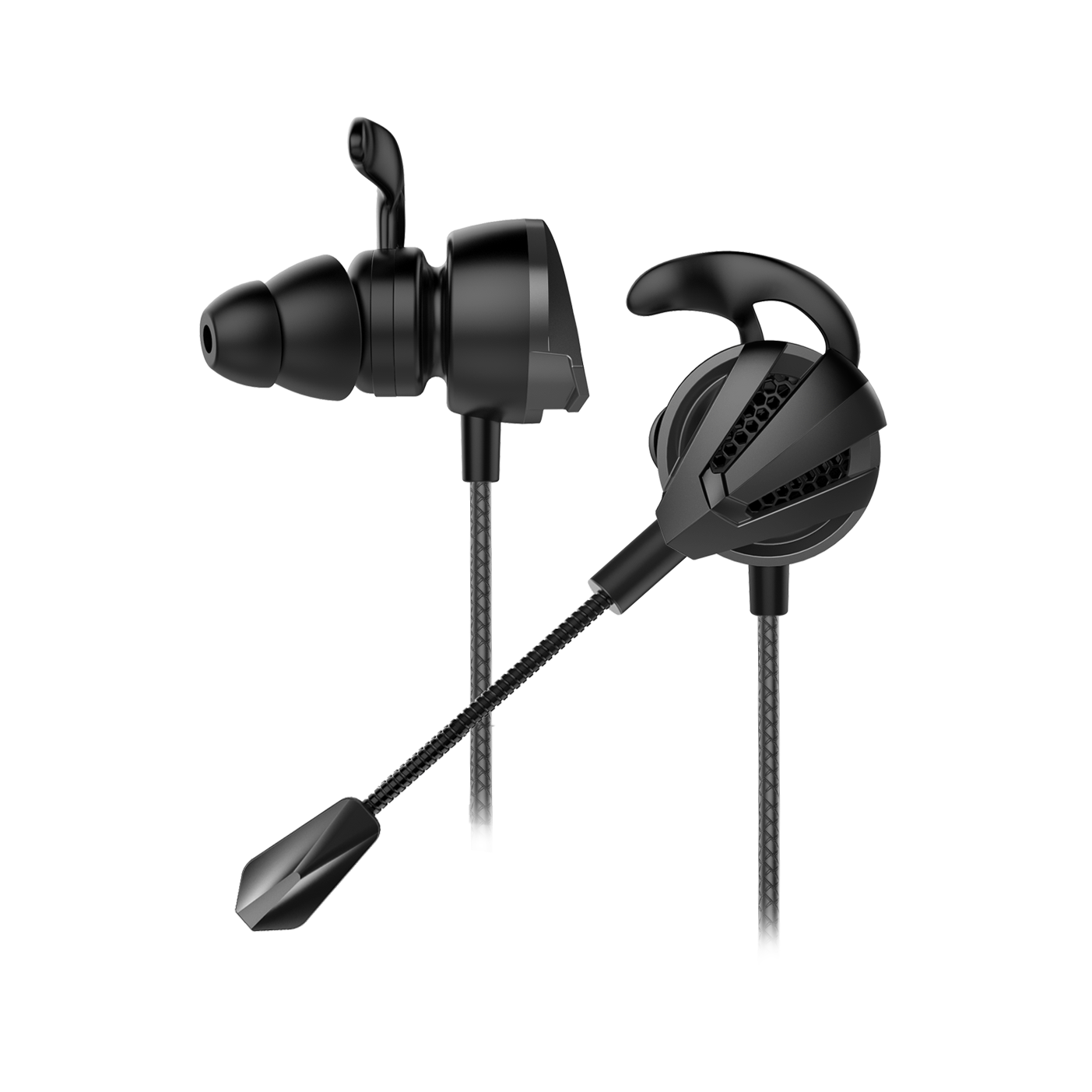 Slušalice s mikrofonom WHITE SHARK GE-537 crnaBIRD, žičane, gaming, mikrofon, in-ear, PC, PS4, Xbox crne-0
