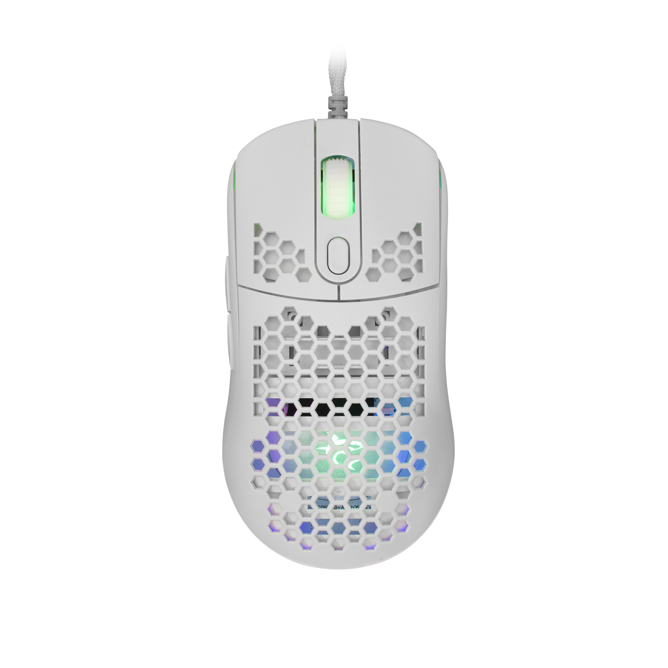 Miš WHITE SHARK GM-5007 GALAHAD, žičani, gaming, 6400DPI, RGB bijeli