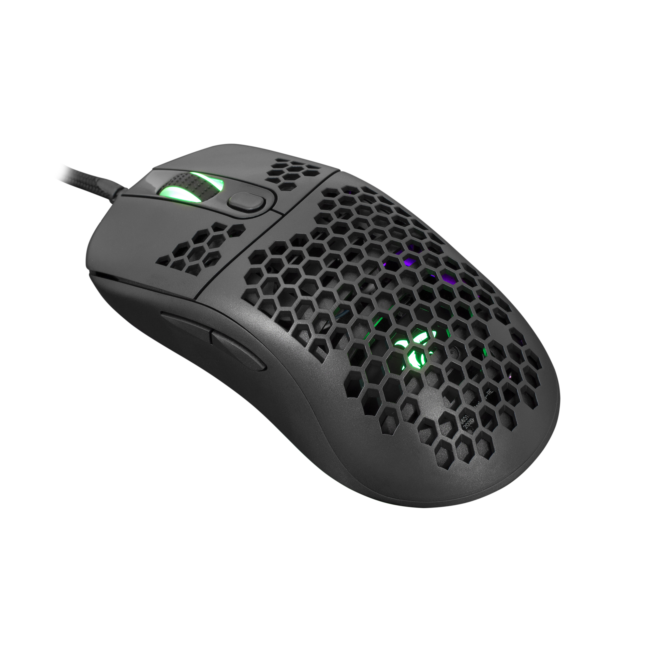 Miš WHITE SHARK GM-5007 GALAHAD, žičani, gaming, 6400DPI, RGB crni-1