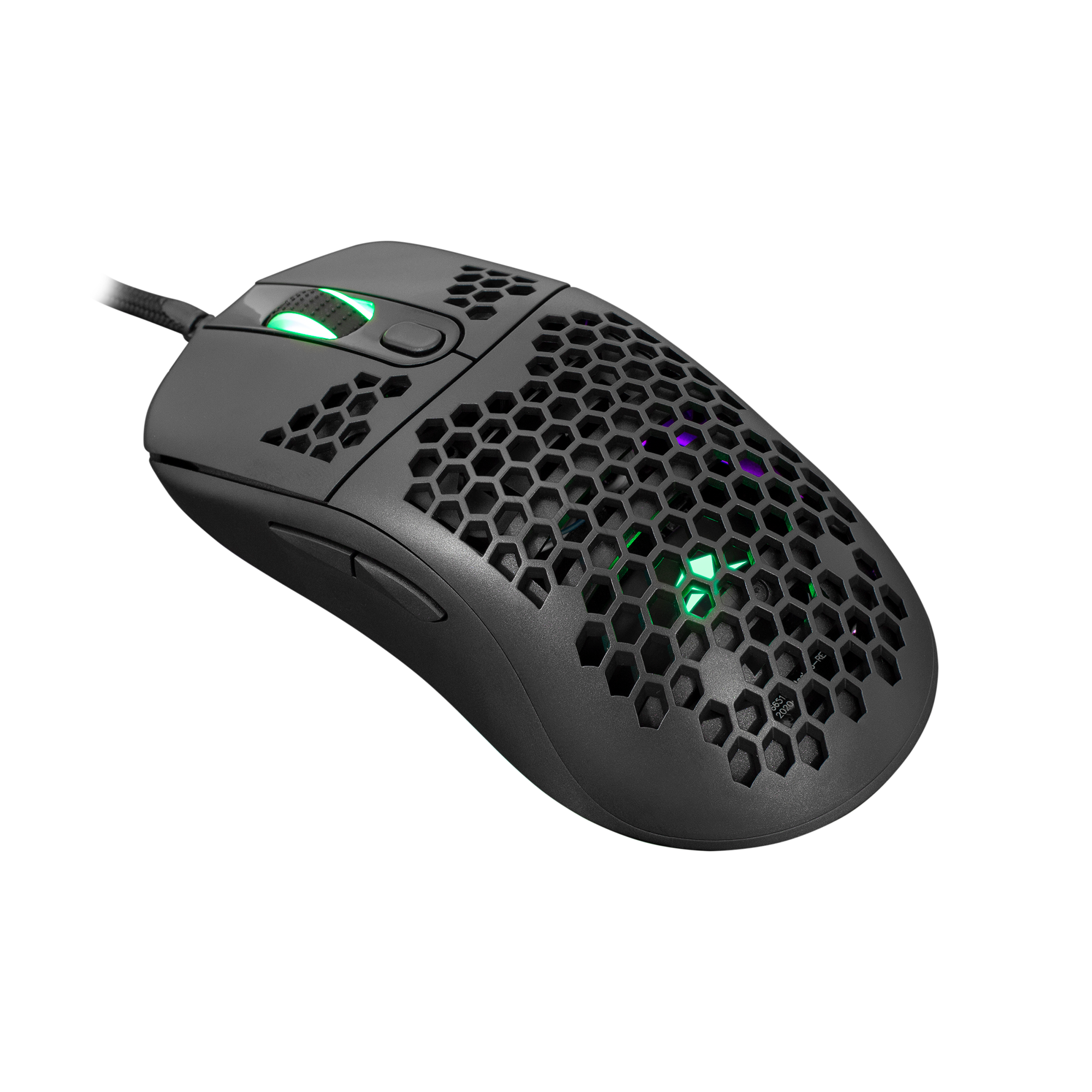 Miš WHITE SHARK GM-5007 GALAHAD, žičani, gaming, 6400DPI, RGB crni-8