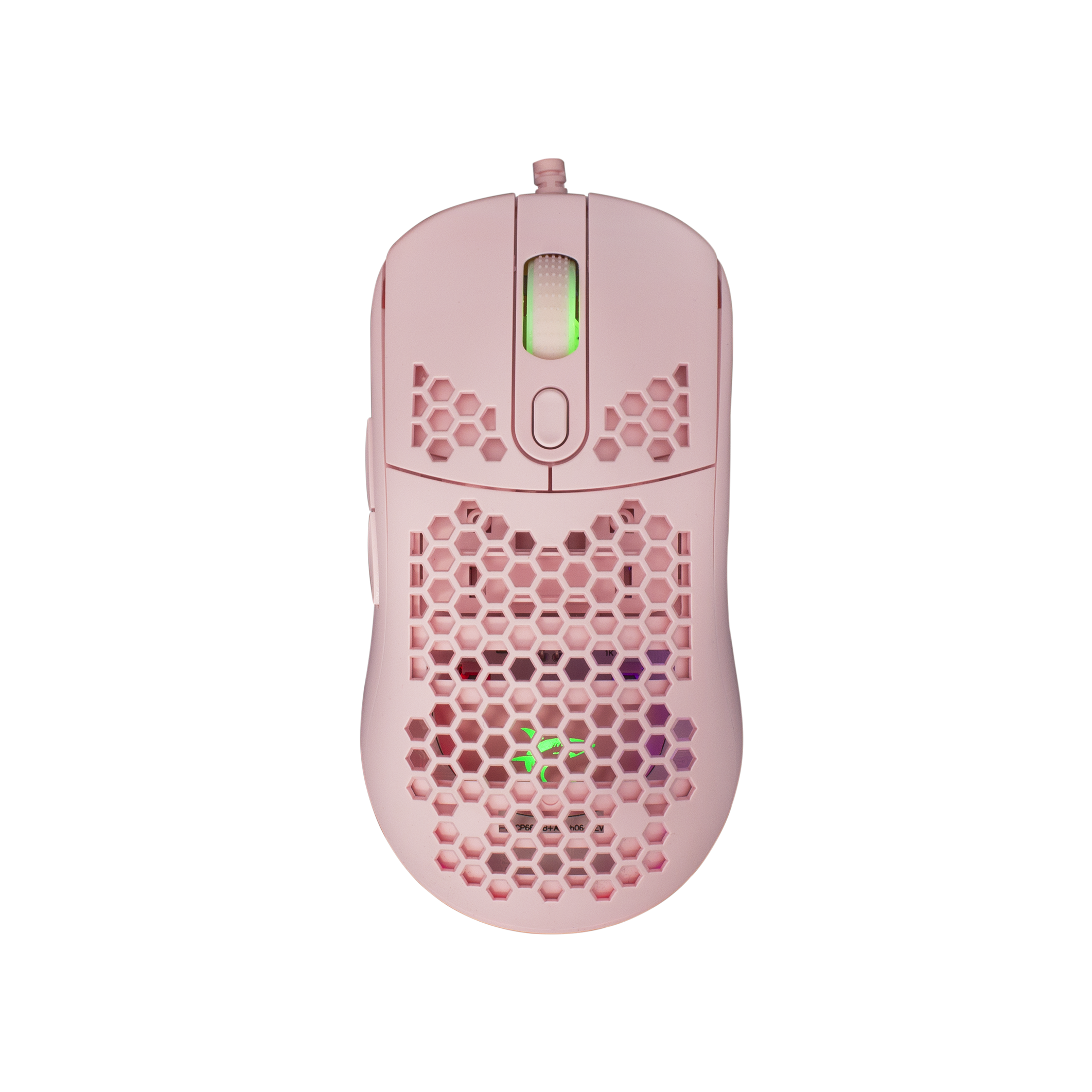 Miš WHITE SHARK GM-5007 GALAHAD, žičani, gaming, 6400DPI, RGB, rozi-0