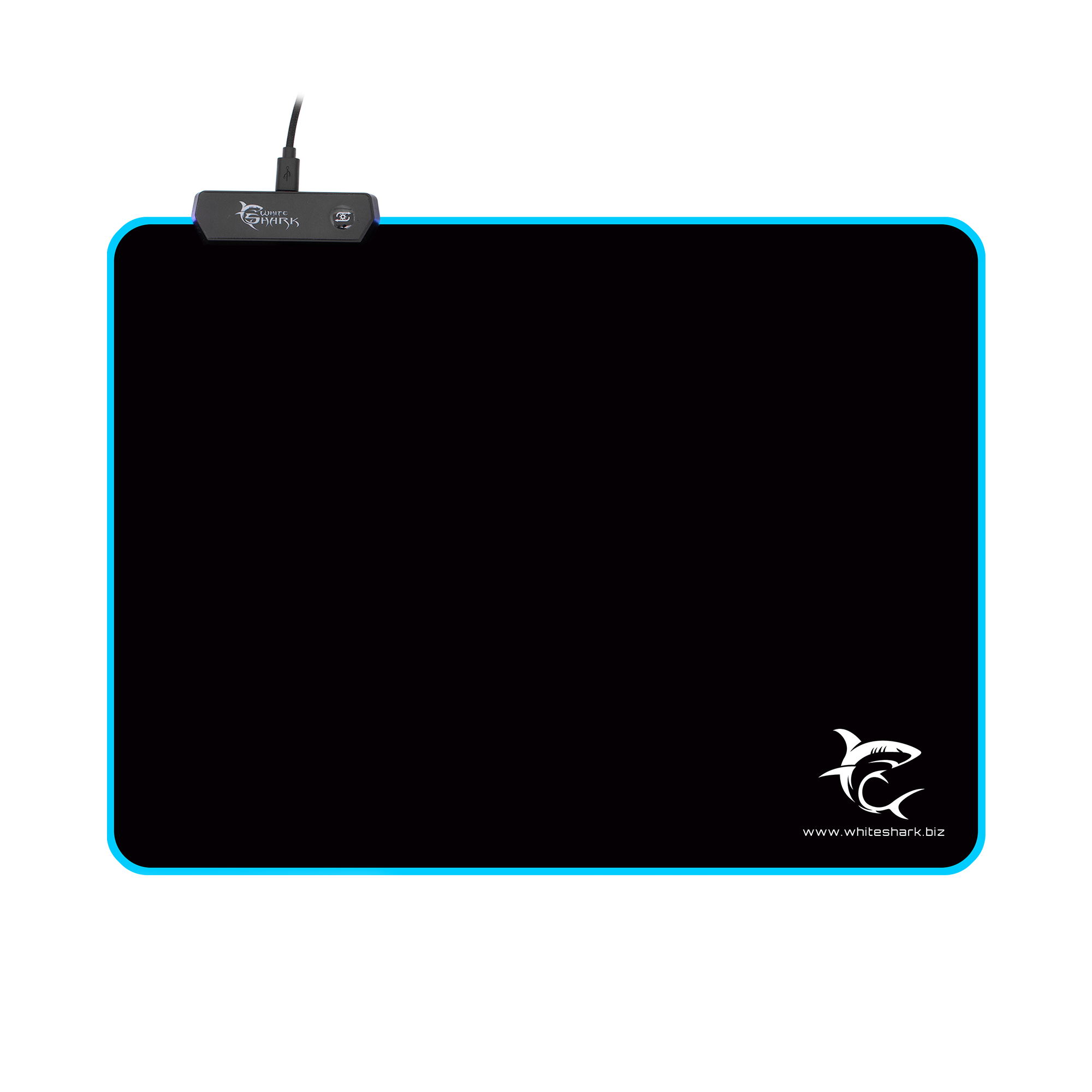 Podloga za miš WHITE SHARK 35x25cm LED MP-1862 - LUMINOUS L-3