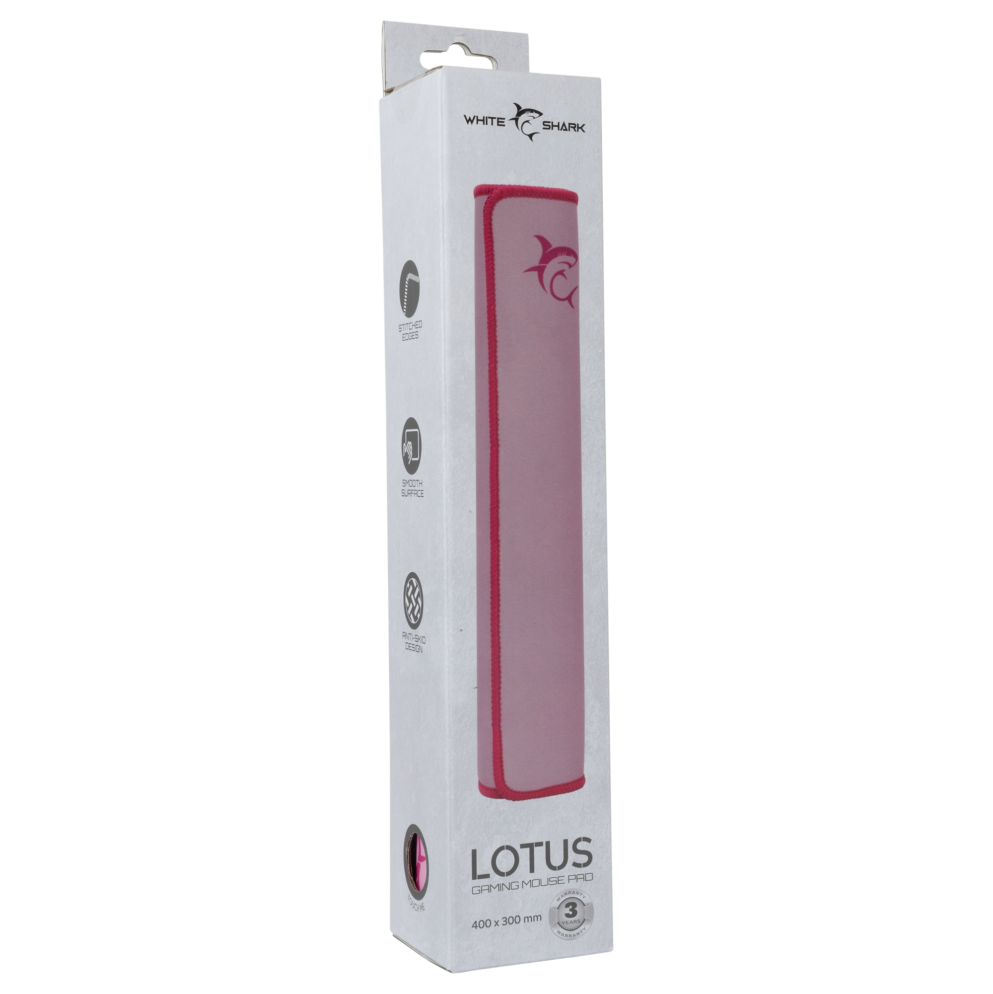 Podloga za miš WHITE SHARK 40x30cm MP-2100 LOTUS Pink-2