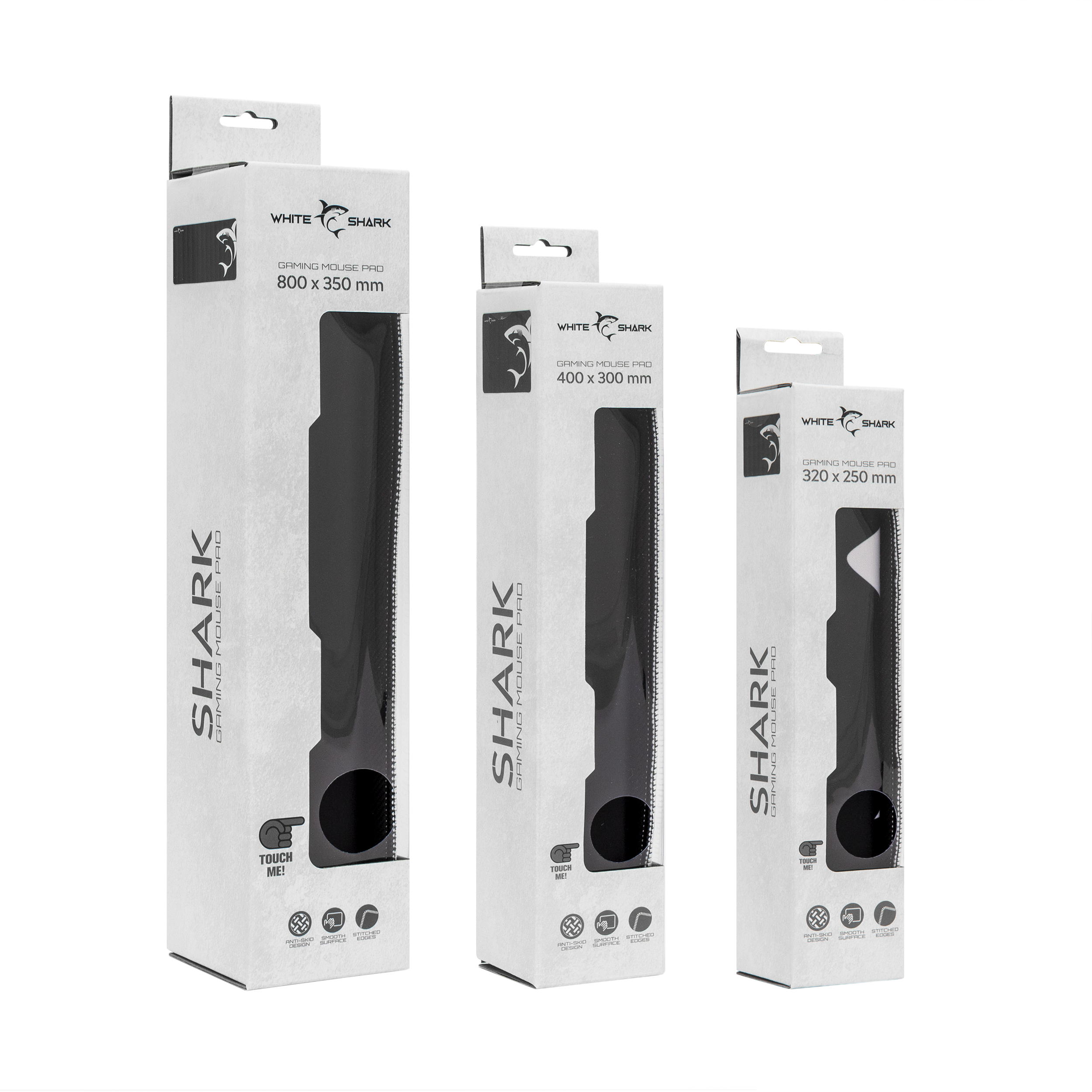 Podloga za miš WHITE SHARK MP-1965 320x250x3 - SHARK-3