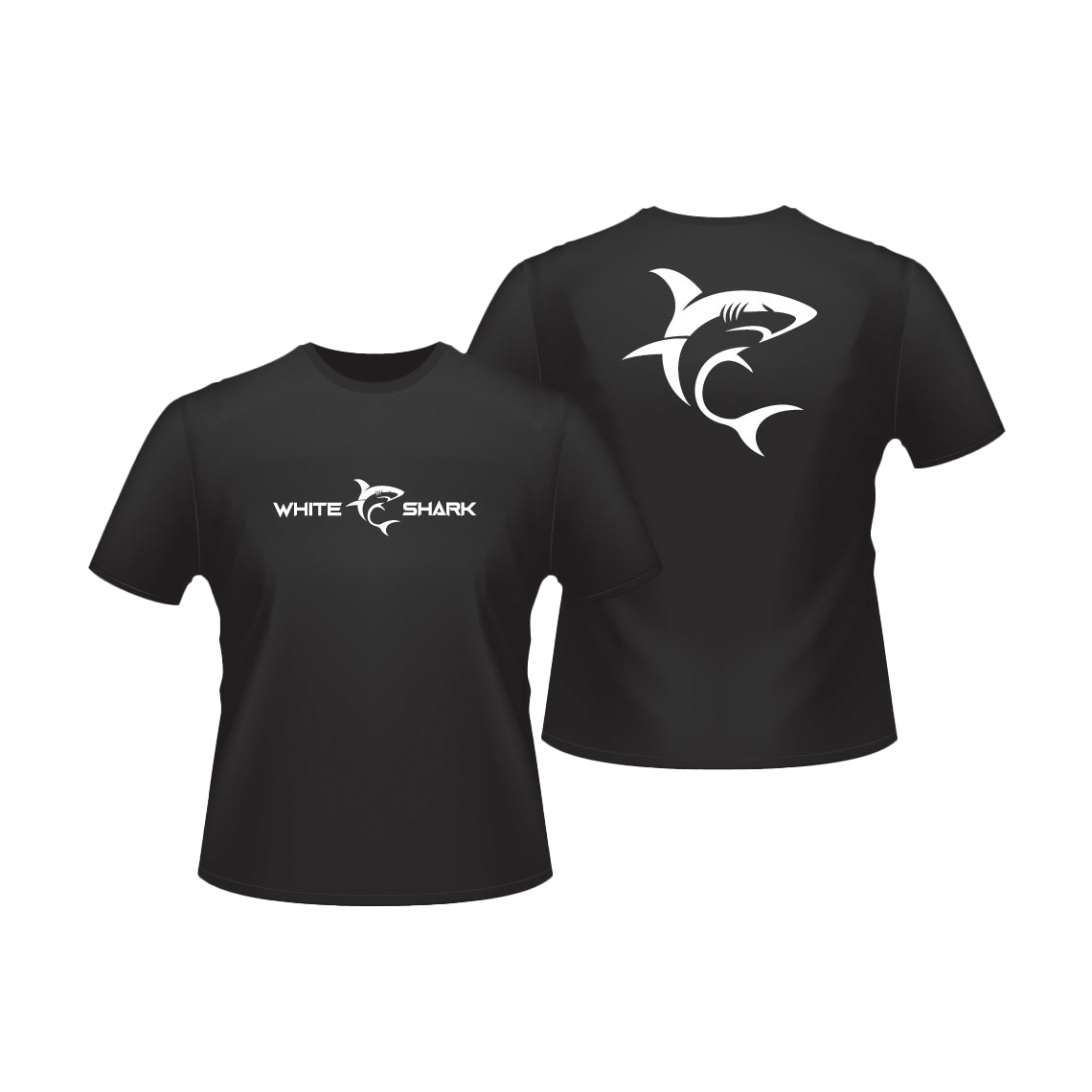 Majica WHITE SHARK PROMO T-SHIRT crna KIDS 11/12-1