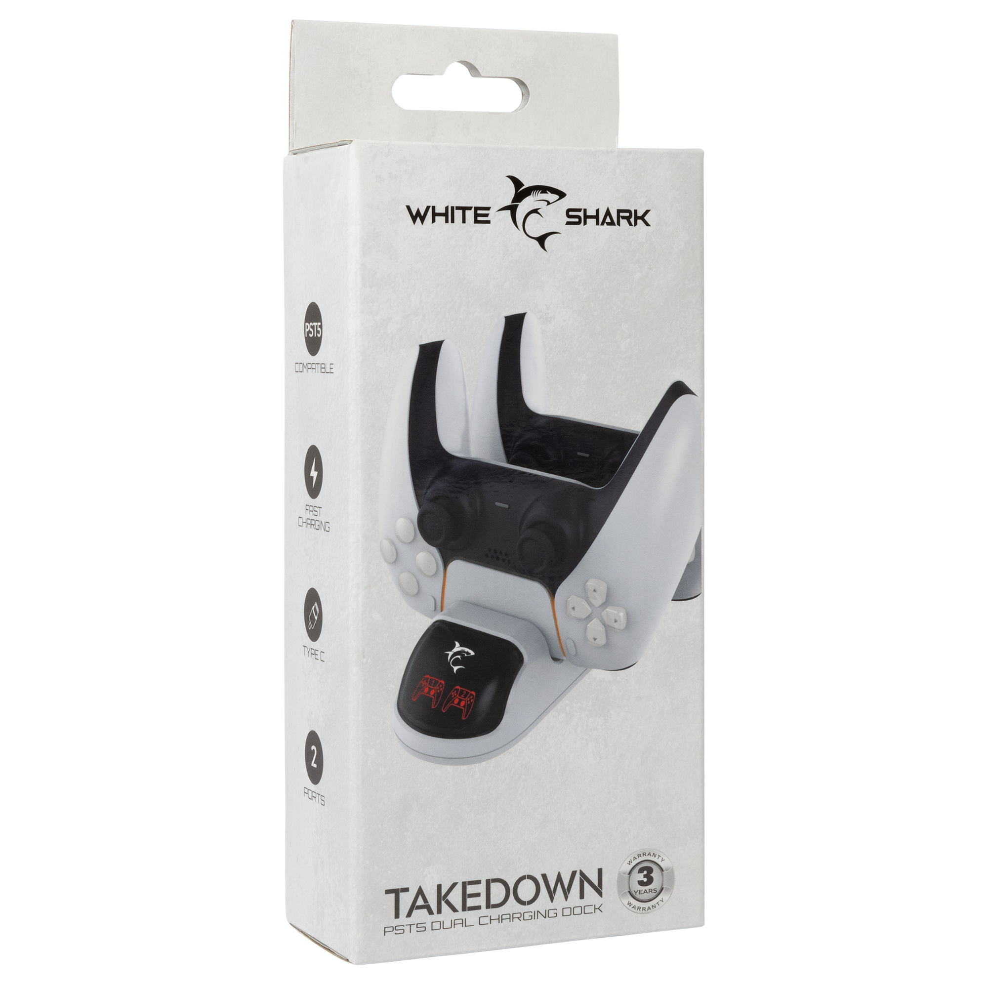 Charging dock za PS5 WHITE SHARK PS5-0506 TAKEDOWN-11