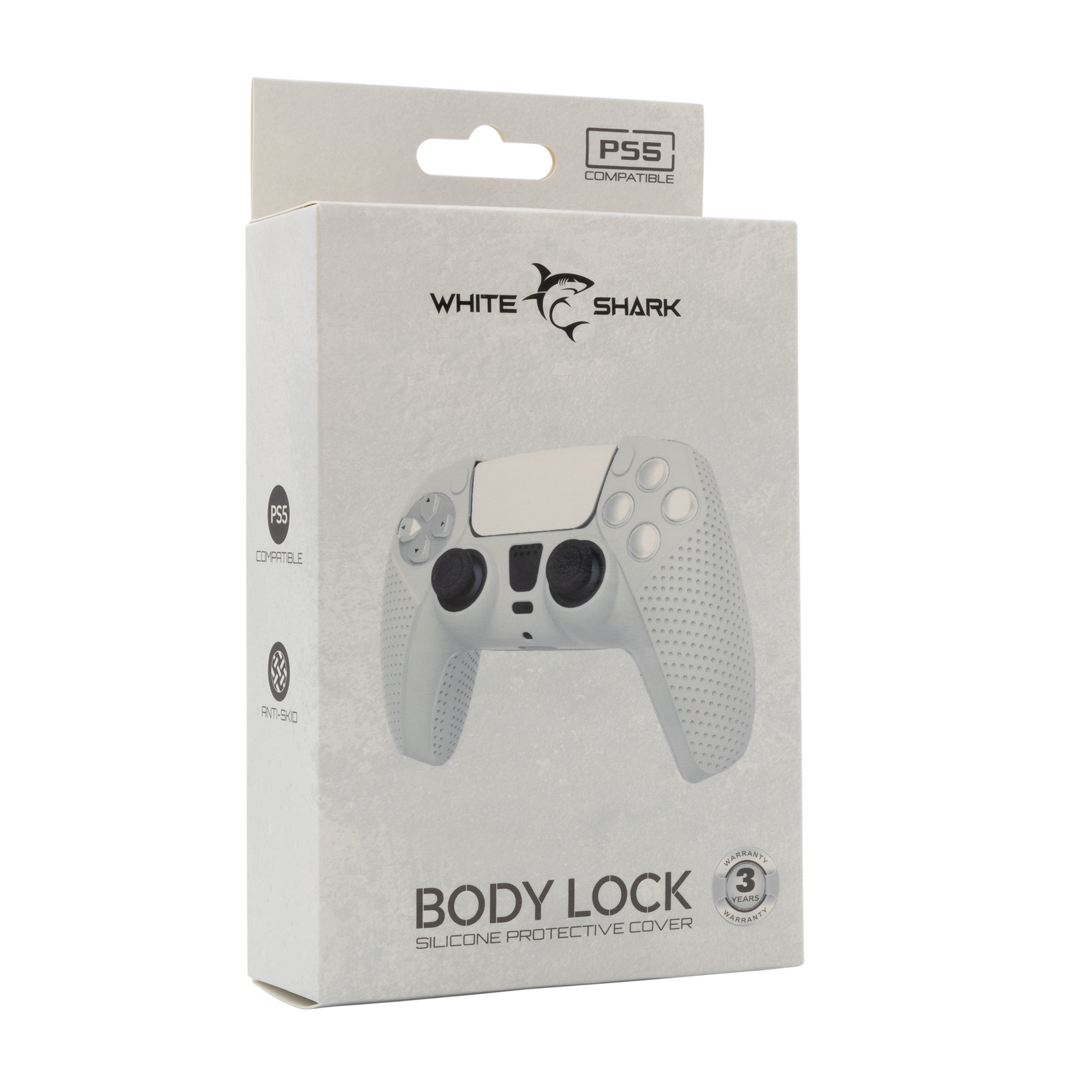 White Shark PS5 SILICONE CASE PS5-541 BODY LOCK Bijeli-3