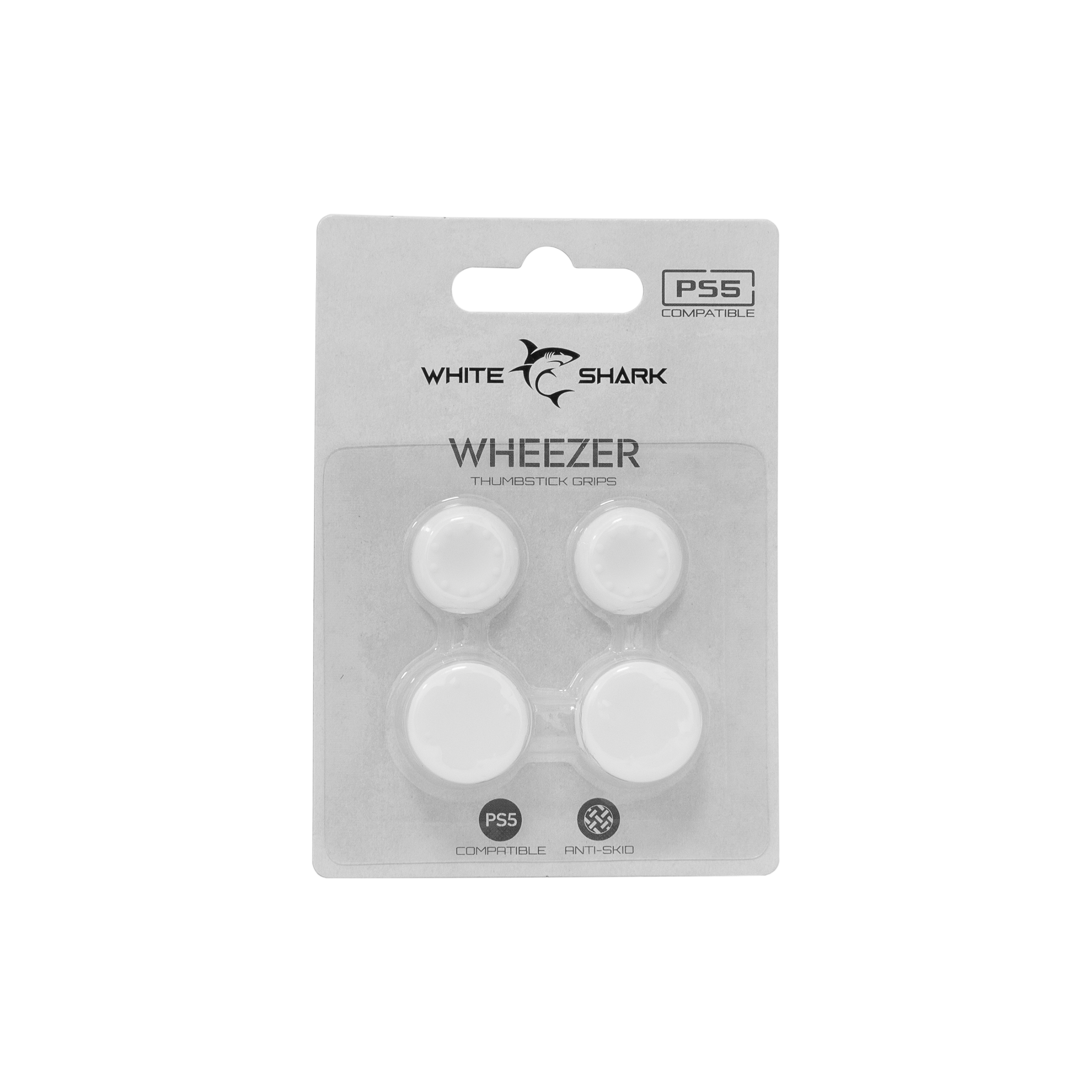 Silikonski gripovi za gljivice WHITE SHARK PS5-817 WHEEZER (bijeli)-1