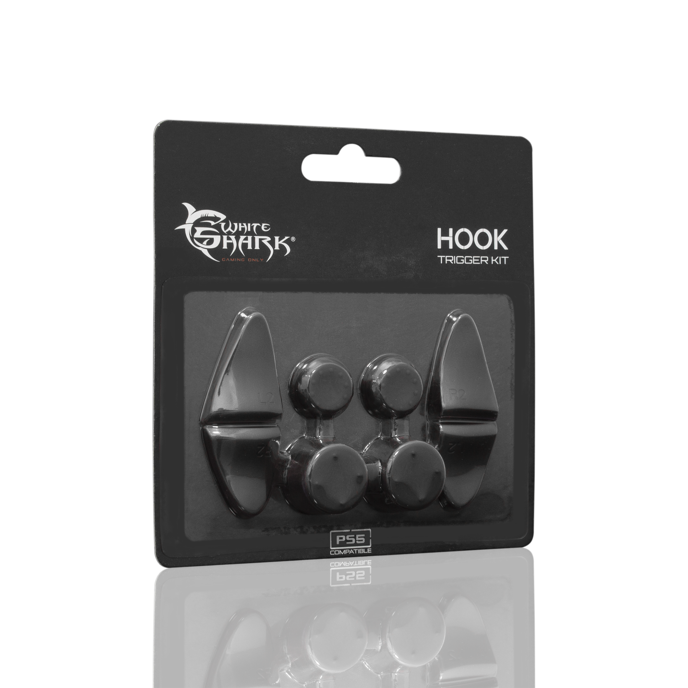 Gripovi za gljivice PS5 kontrolera + produžeci LR tipki WHITE SHARK PS5-513 HOOK-2
