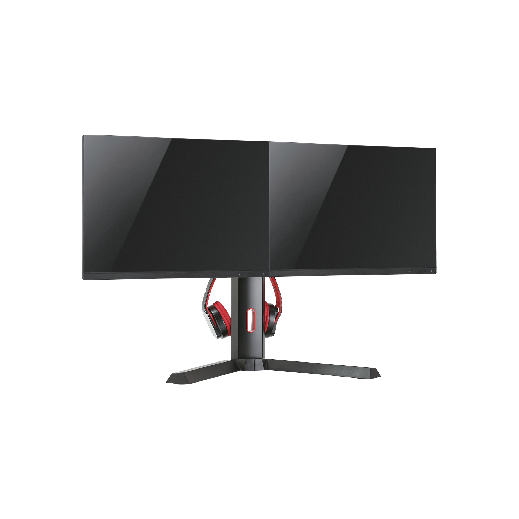 Stalak za monitor WHITE SHARK GMS-3202 Rhamses-II, za 2 monitora-11