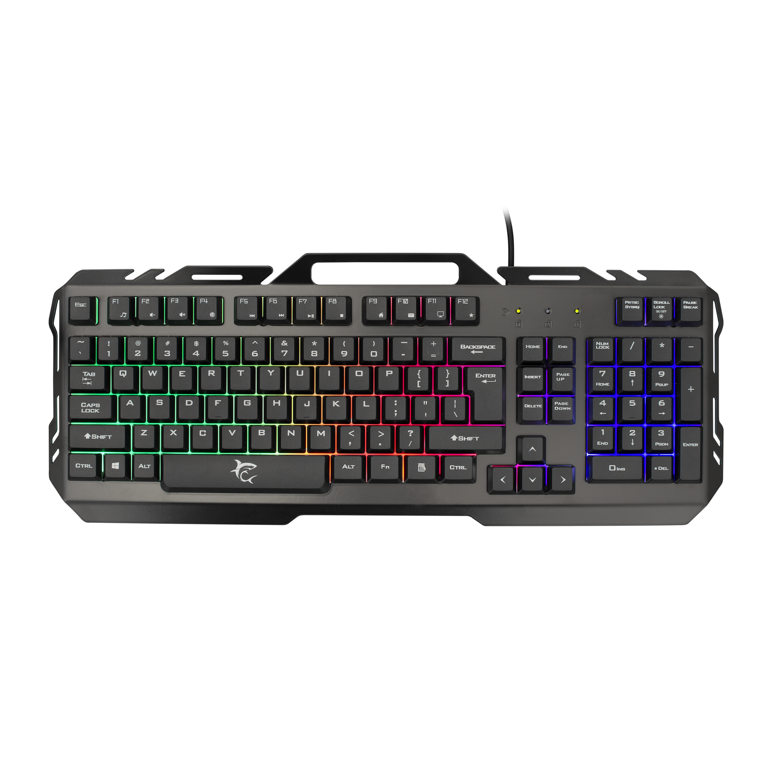 Gaming set WHITE SHARK tipkovnica + miš + podloga + slušalice GC-4103 CHEYENNE - 4in1/HR-2