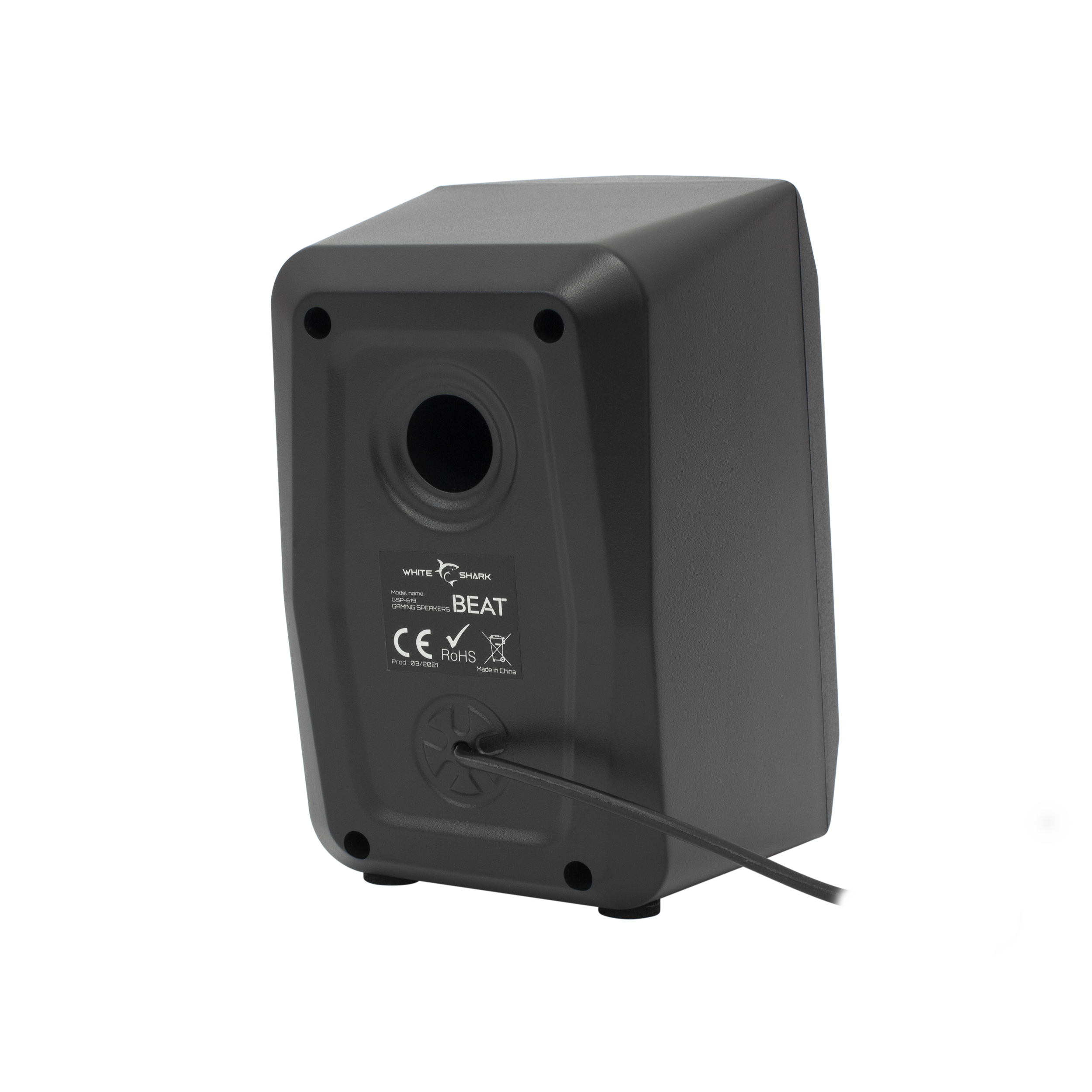 Zvučnici WHITE SHARK GSP-619 Beat, 6W, 2.0, LED crni-3