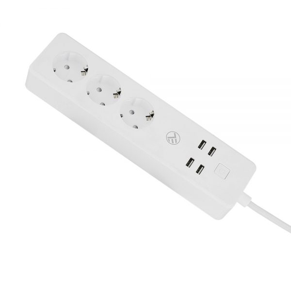 TELLUR PRODUŽNI KABEL 10A 3-PORTA+4xUSB, WIFI, 1.8m