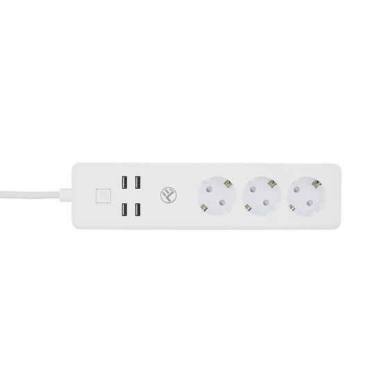 TELLUR PRODUŽNI KABEL 10A 3-PORTA+4xUSB, WIFI, 1.8m-4
