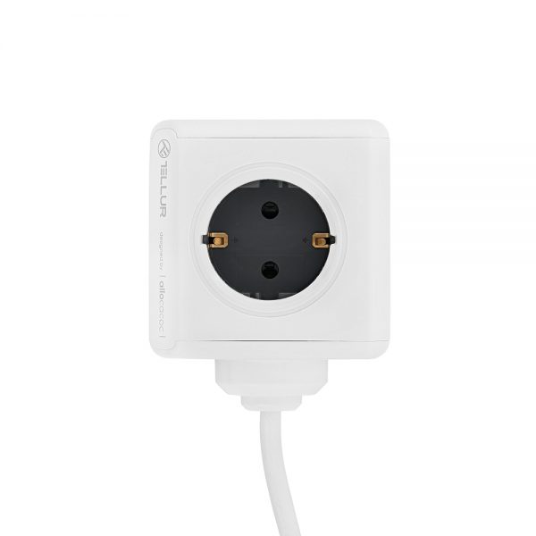 TELLUR PRODUŽNI KABEL POWERCUBE, 4-PORTA+2xUSB, 1.5m-0