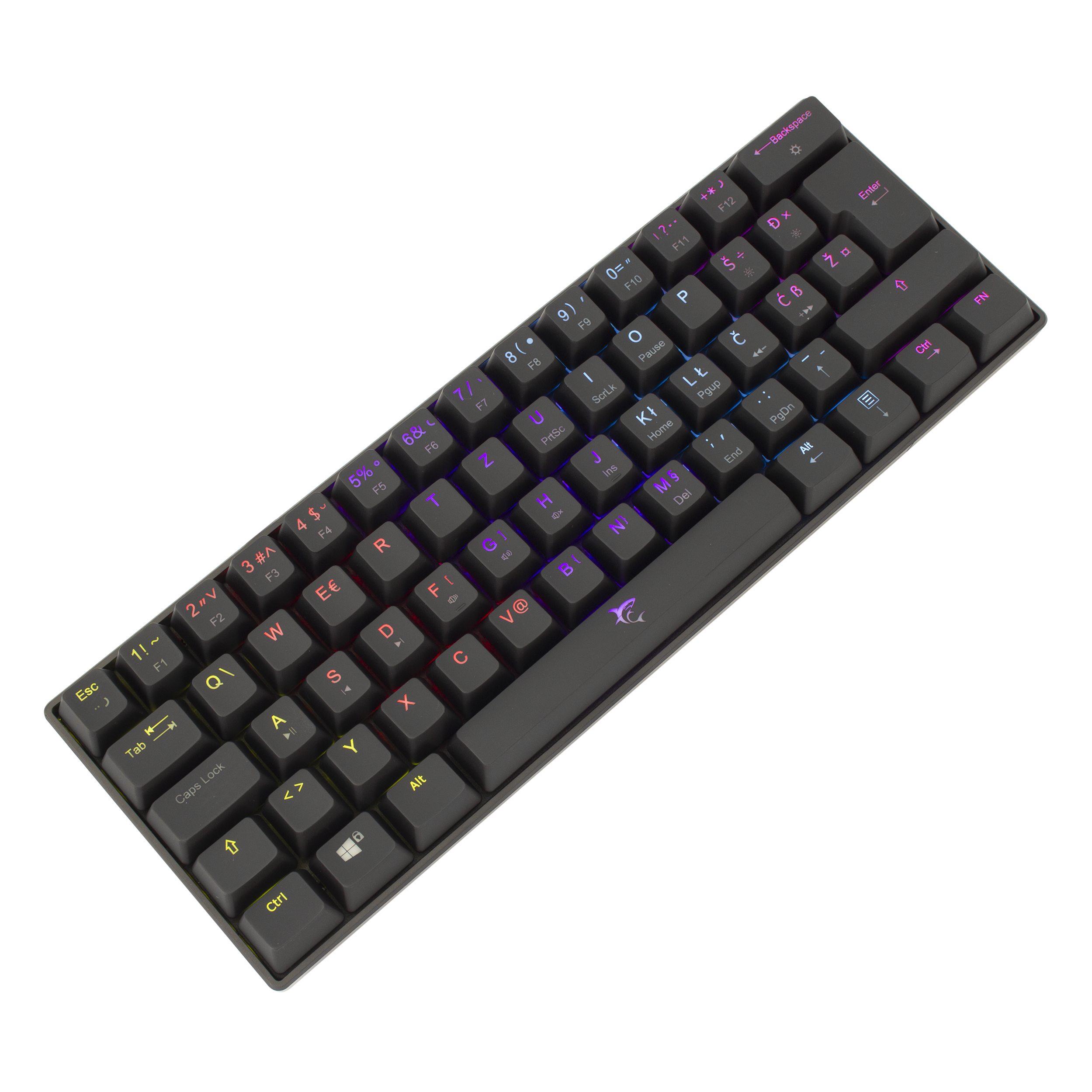 White Shark TIPKOVNICA GK-2022 SHINOBI Crna - Mehanicka / HR - RED SW.-1