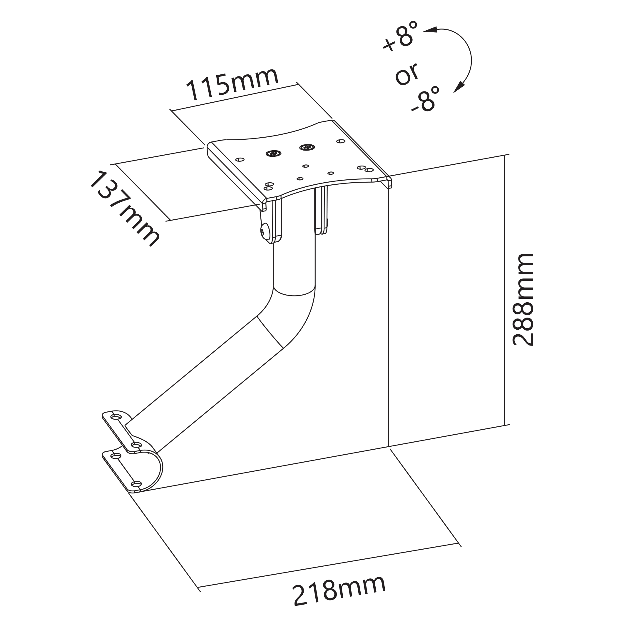 Stalak za mjenjač WHITE SHARK RSC-A01 SHIFTER - dodatak za RSC-303-10