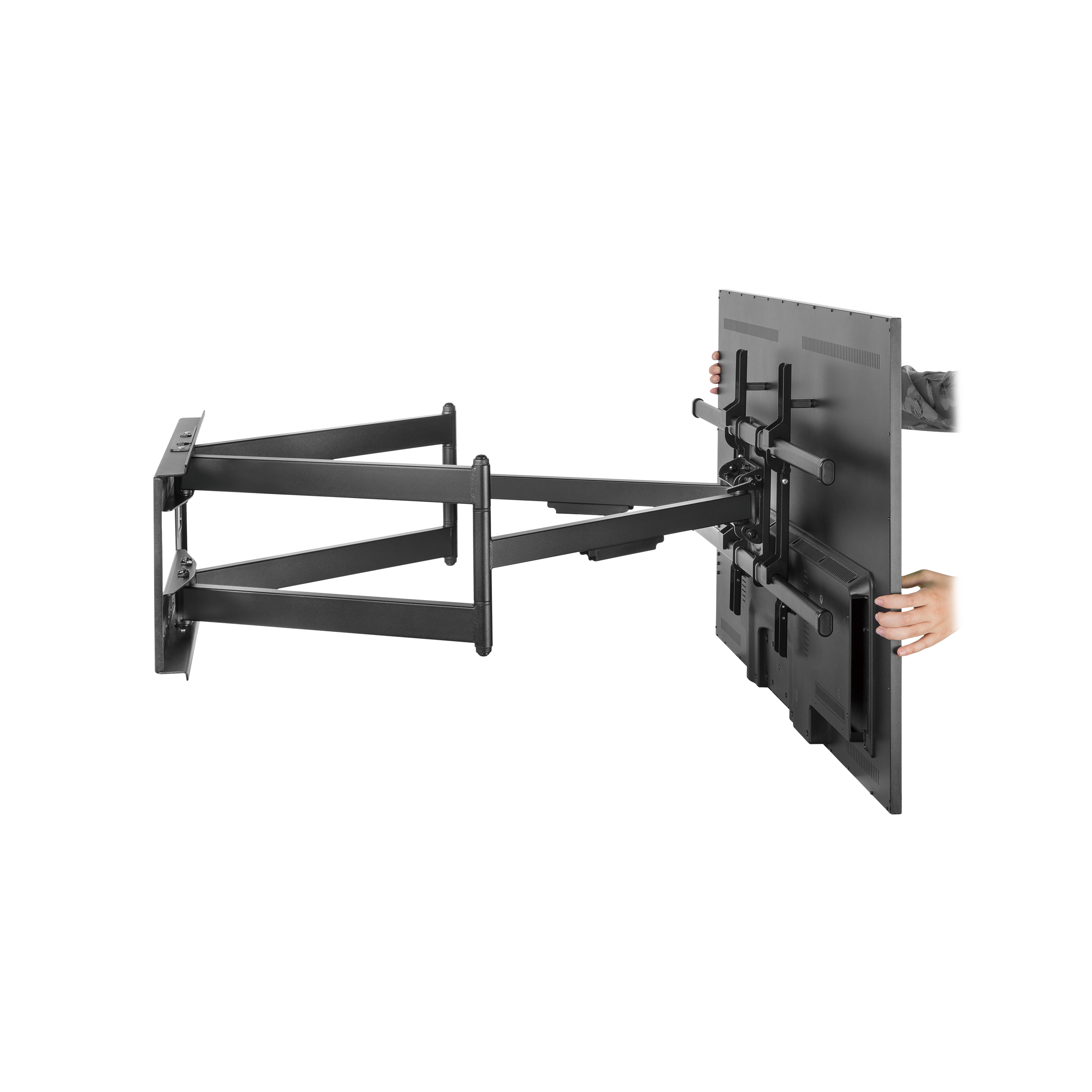 Nosač za TV zidni SBOX PLB-4986 (43"- 90", do 80 kg, nagib +5°/ -15°, zakret -60°/ +60°, sa zglobom)-8