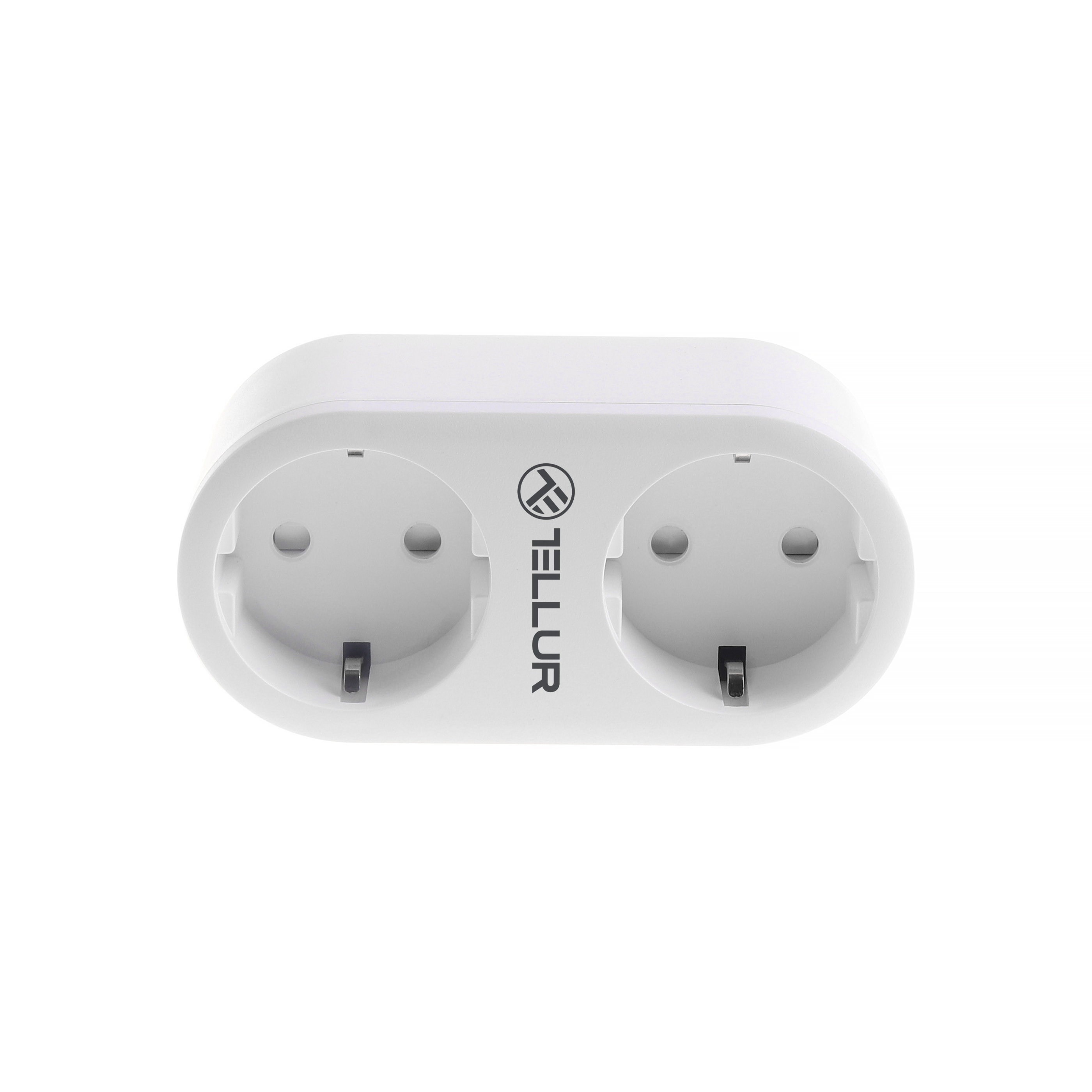 Pametna utičnica TELLUR (WiFi, AC Dual Plug, 16A/3680W)-1