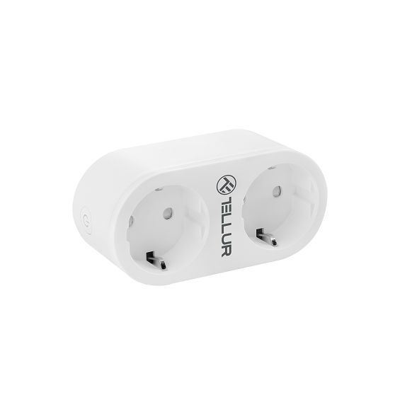 Pametna utičnica TELLUR (WiFi, AC Dual Plug, 16A/3680W)-3