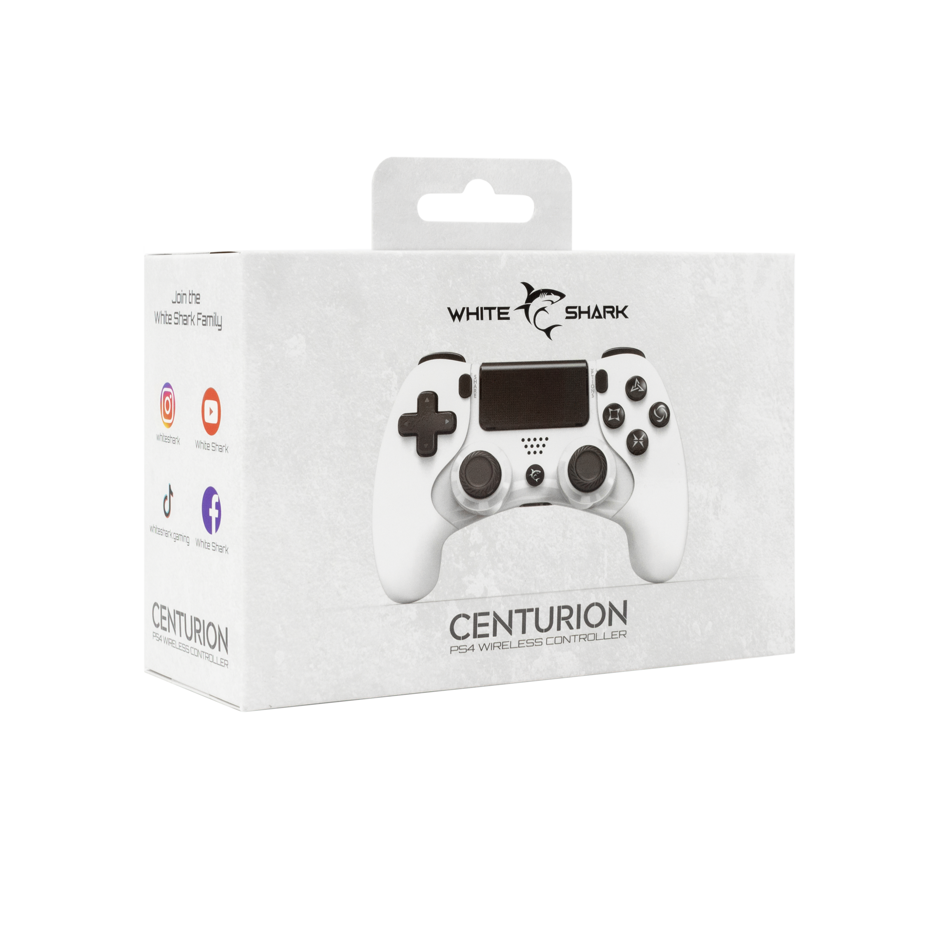 Gamepad WHITE SHARK GPW-4006 CENTURION, bežični, PS3/PS4 bijeli-5