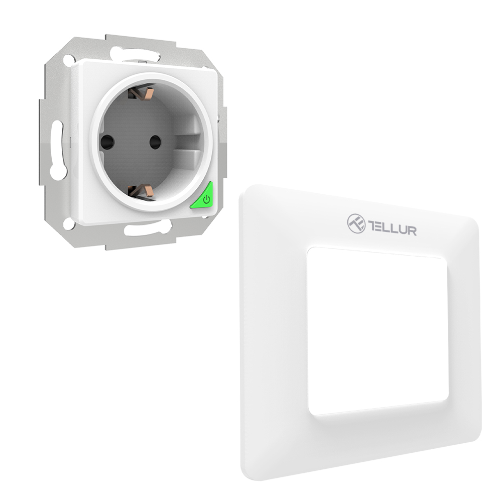 TELLUR SMART WIFI ZIDNA UTIČNICA, 3000W, 16A bijela-0