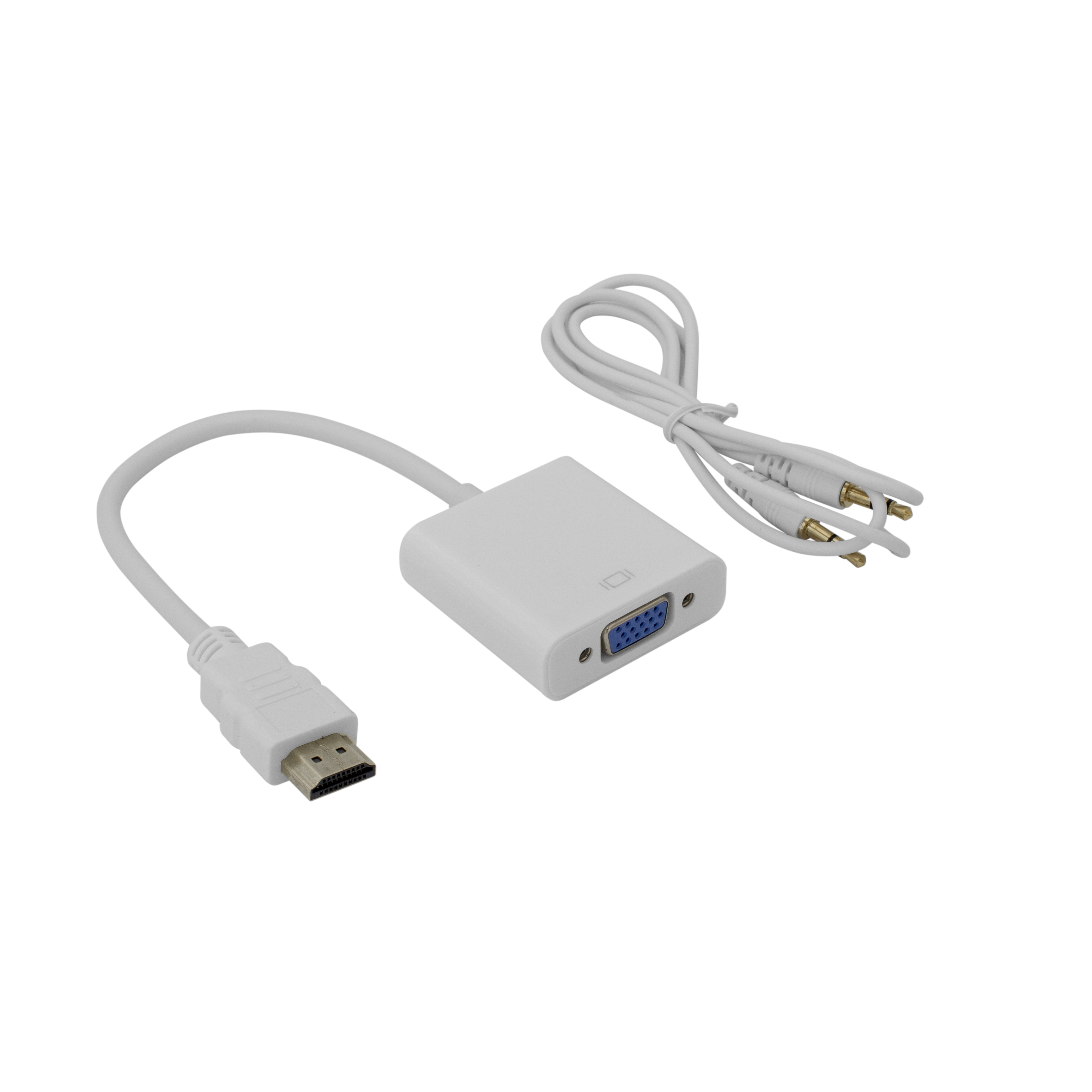 Adapter HDMI Muški -> VGA Ženski + Audio / RETAIL-1