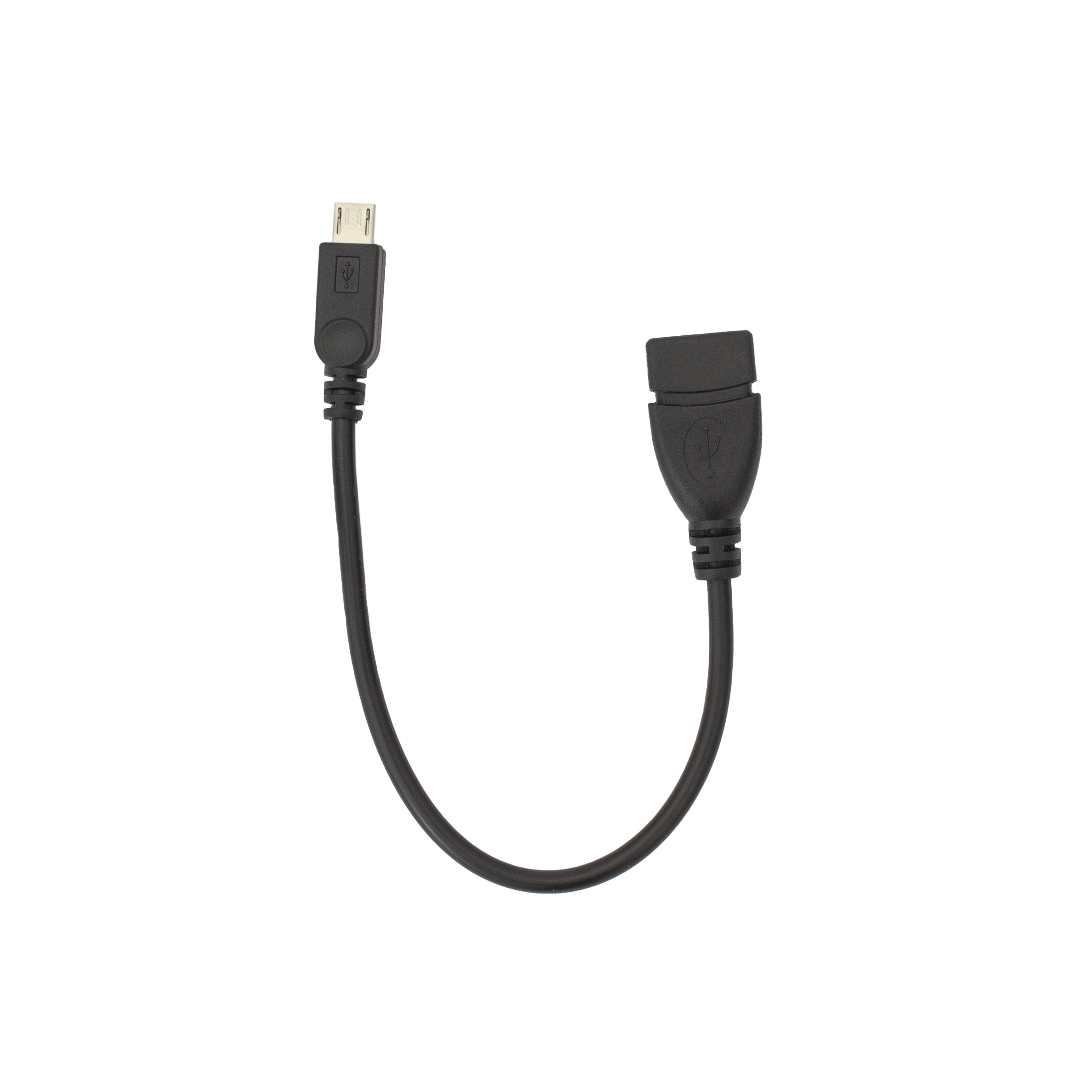 KABEL USB A Ženski -> Micro USB Muški 0.1 m / RETAIL-0