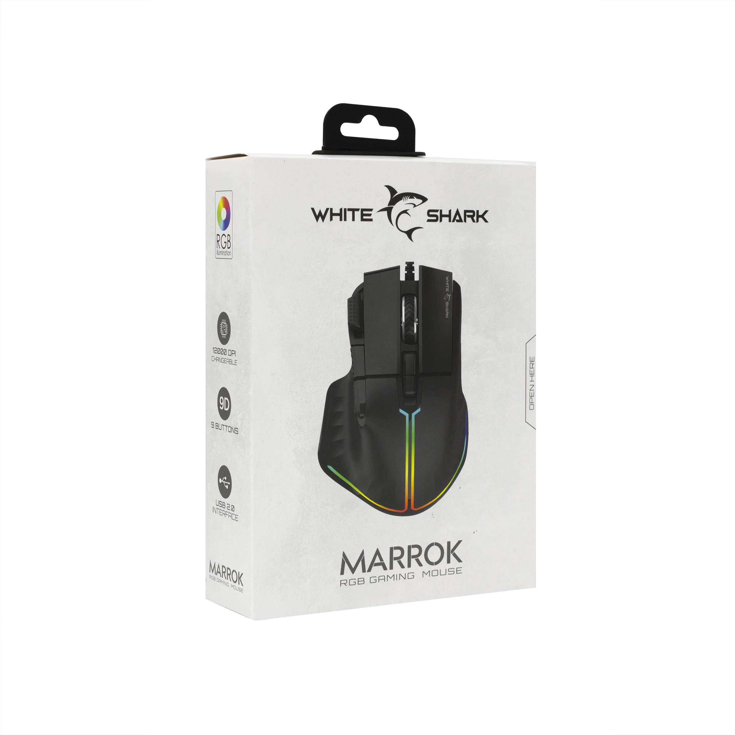 Miš WHITE SHARK GM-9006 MARROK crni RGB / 12.000 dpi-11