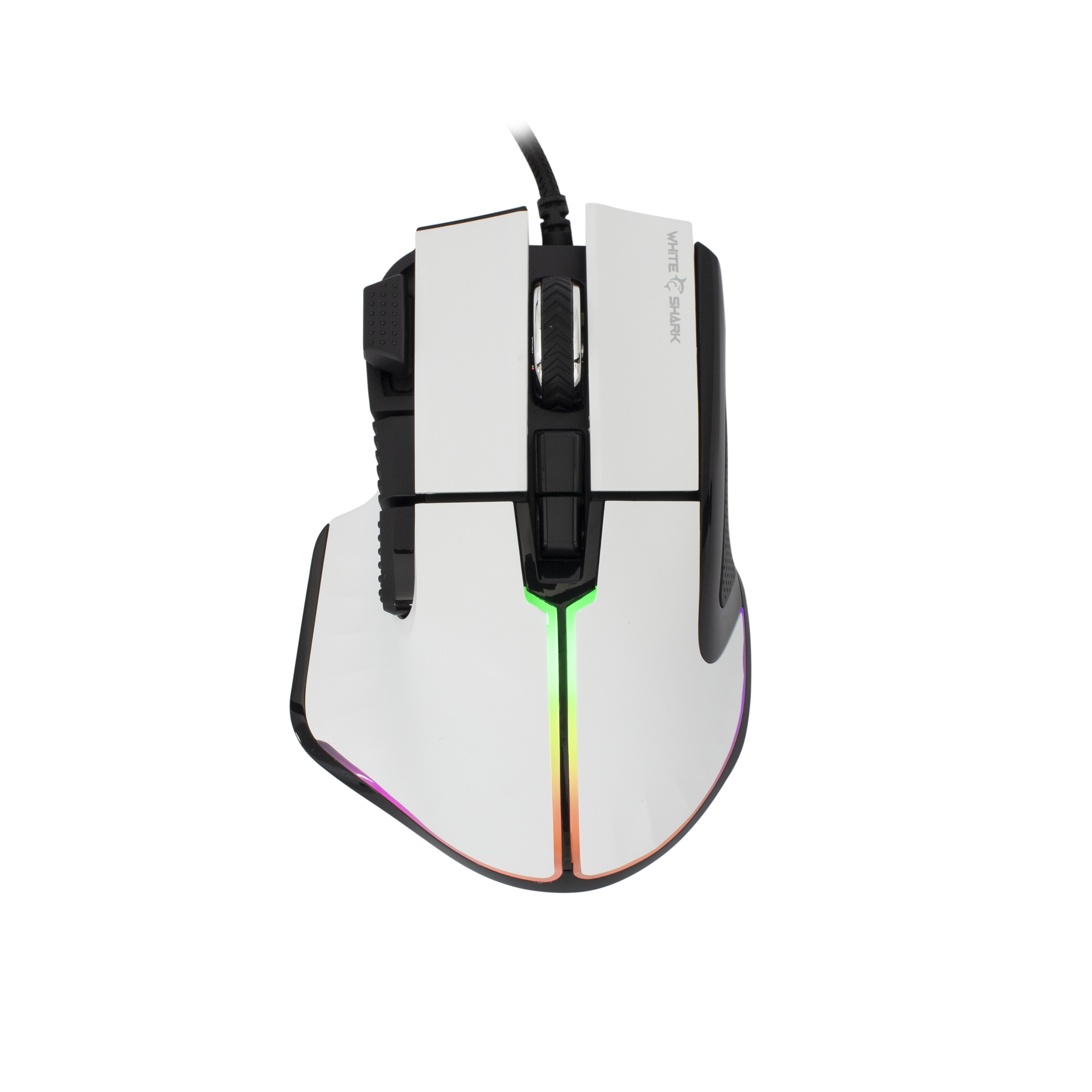 Miš WHITE SHARK GM-9006 MARROK bijeli RGB / 12.000 dpi-5