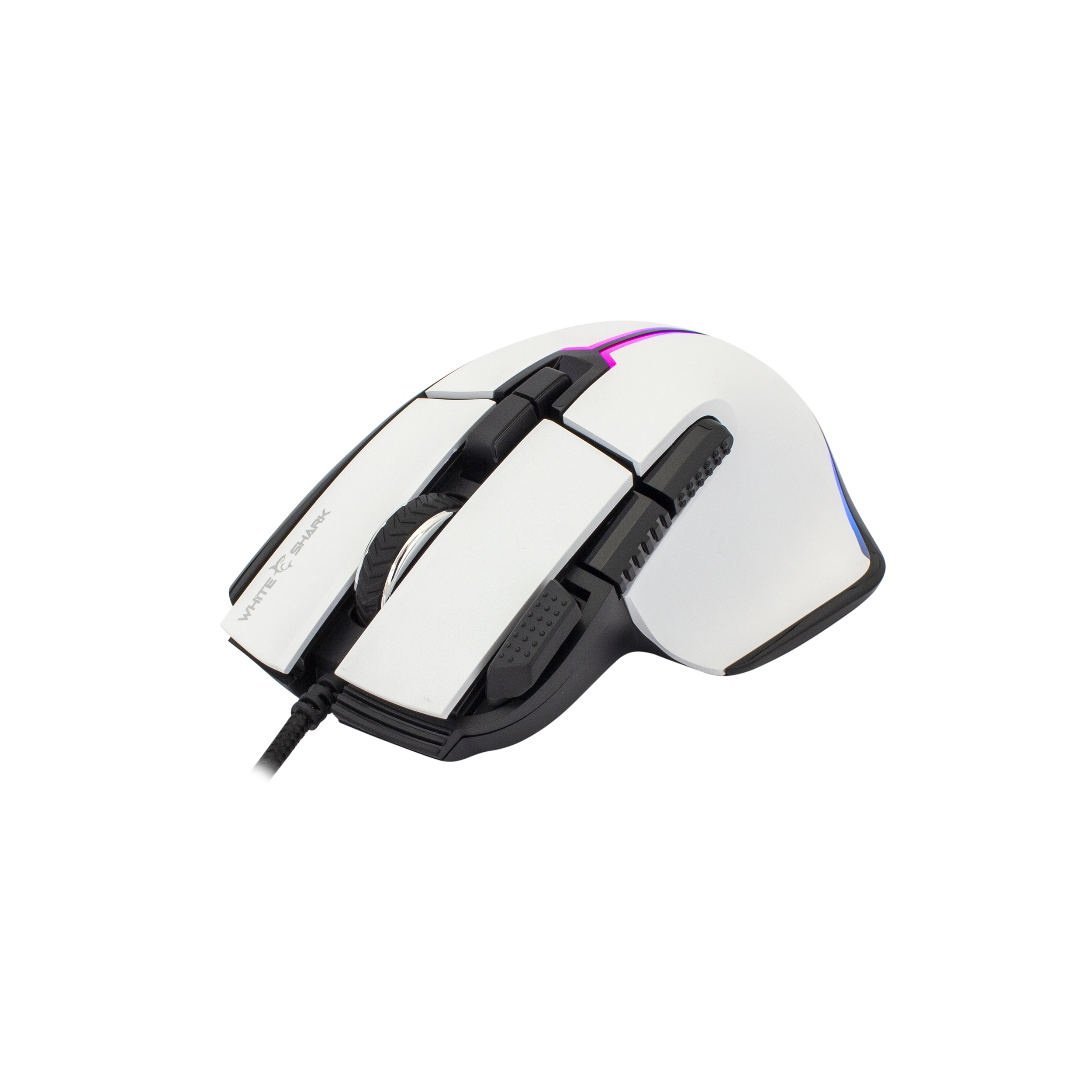 Miš WHITE SHARK GM-9006 MARROK bijeli RGB / 12.000 dpi-7