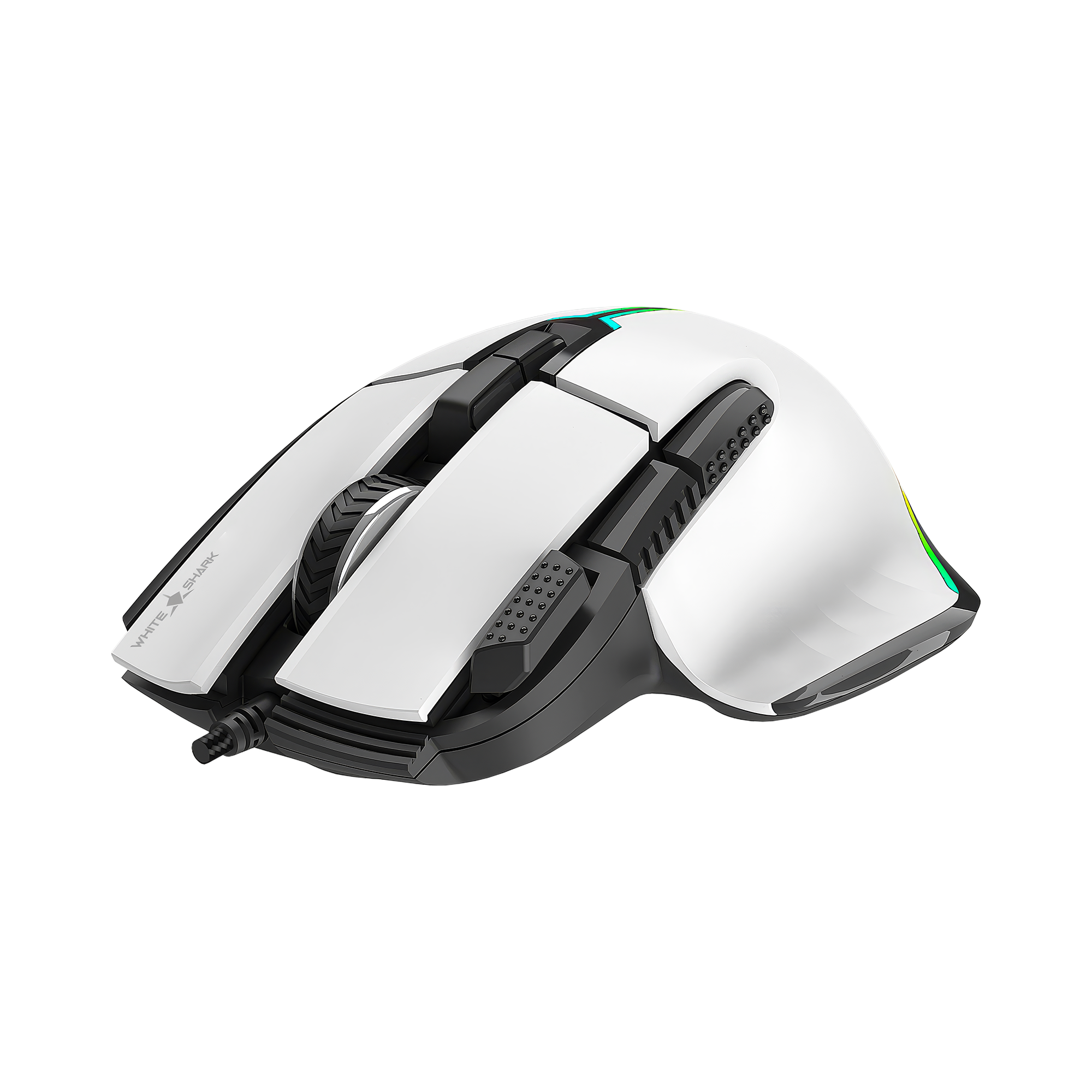 Miš WHITE SHARK GM-9006 MARROK bijeli RGB / 12.000 dpi-14