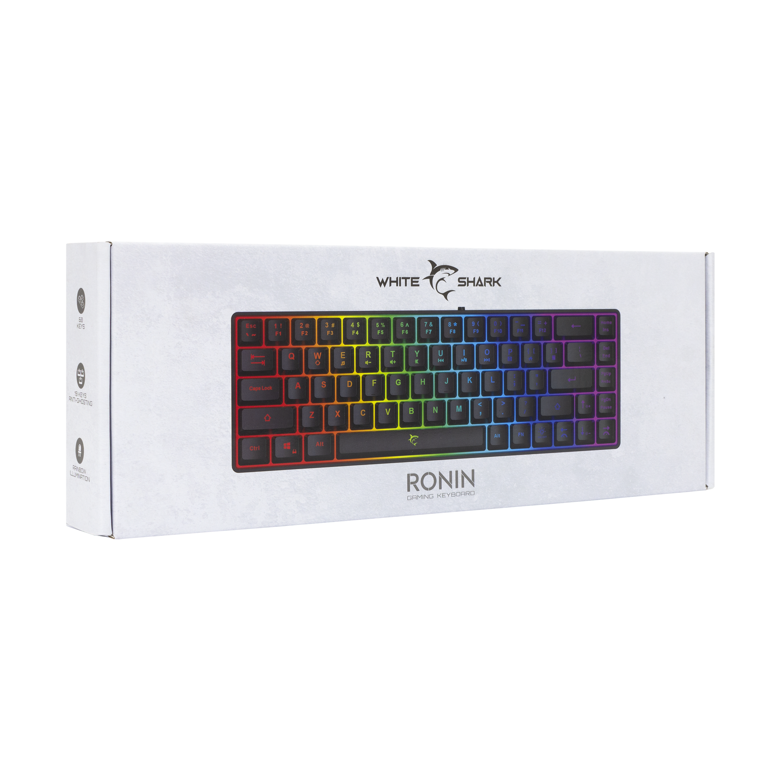 Tipkovnica WHITE SHARK GK-2201 RONIN crna / HR-4