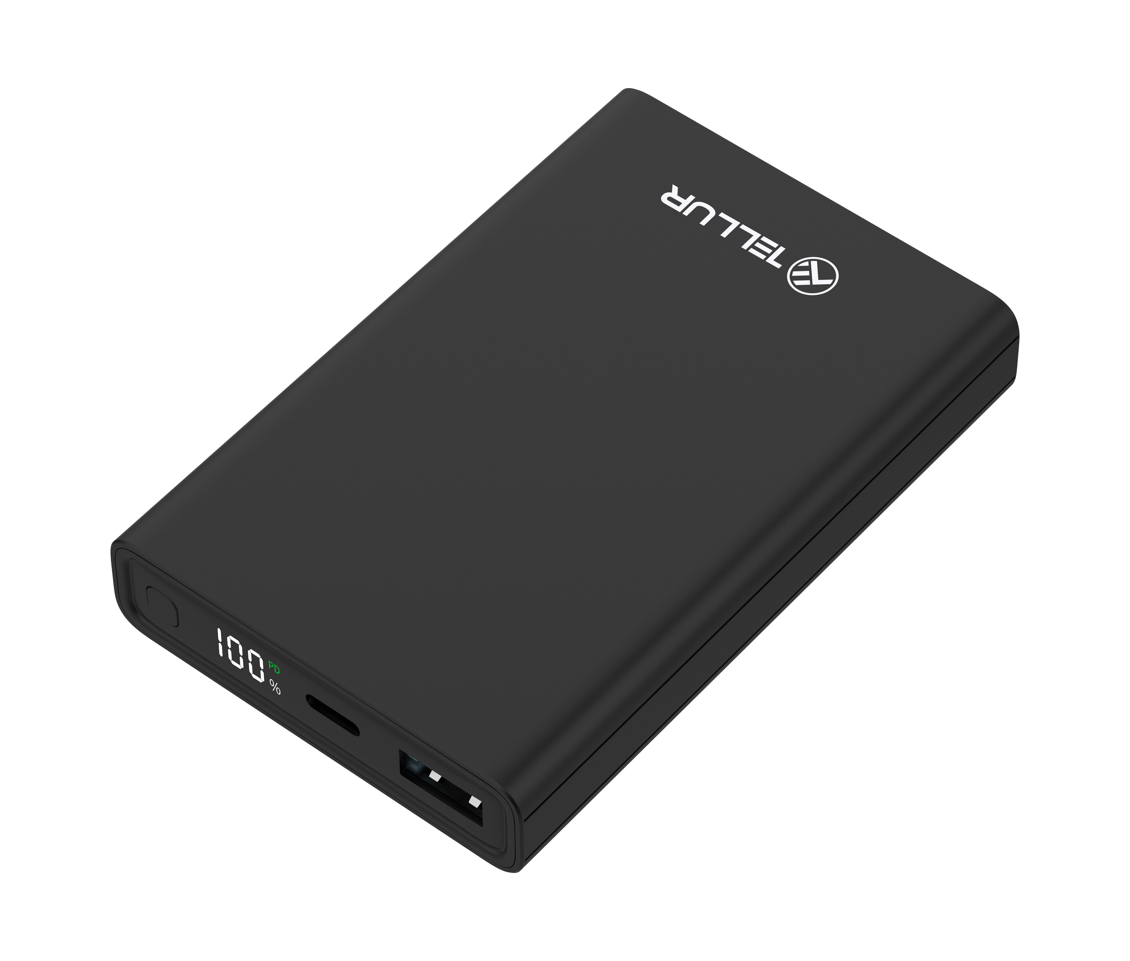 TELLUR POWER BANK PD701 Compact Pro 10000mAh, 2xQC3.0 22.5W + PD 20W LCD Display CRNI-0