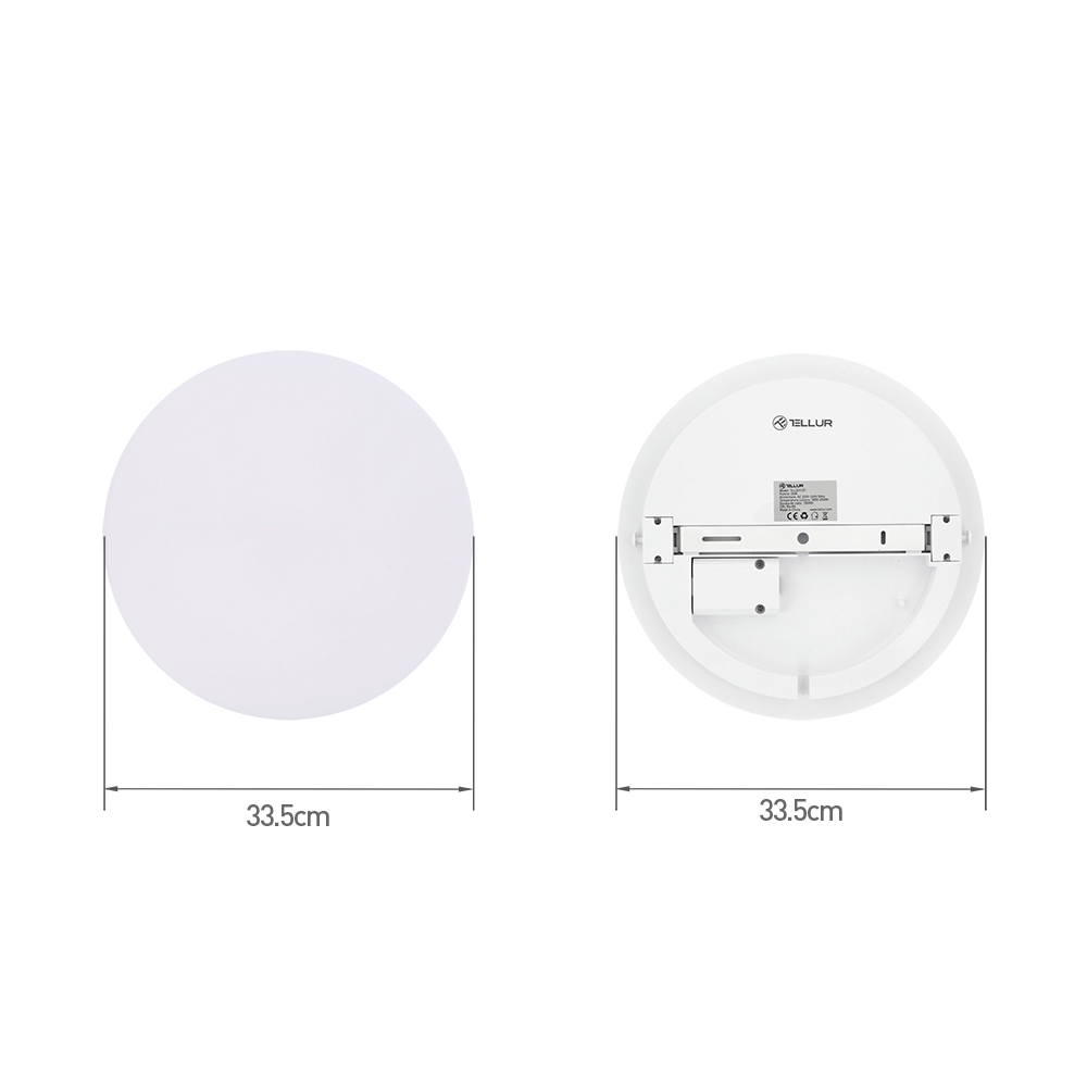 Lampa TELLUR SMART WIFI CEILING LIGHT RGB 24W OKRUGLA bijela-7