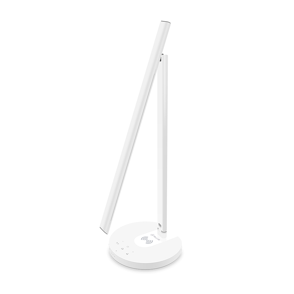 Lampa TELLUR SMART WIFI DESK LAMP 12W bijela, WARM, QI 10W, USB 10W-11