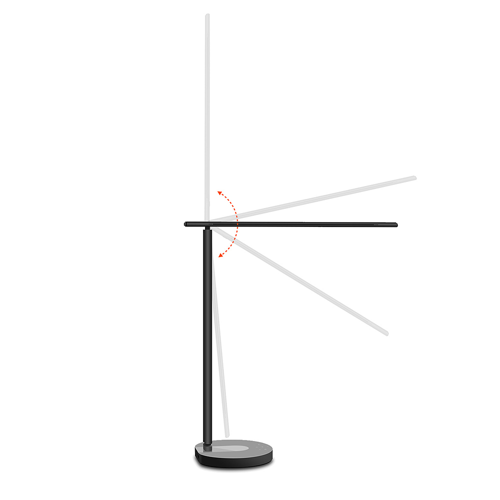 Lampa TELLUR SMART WIFI DESK LAMP 12W bijela, WARM, QI 10W, USB 10W-9