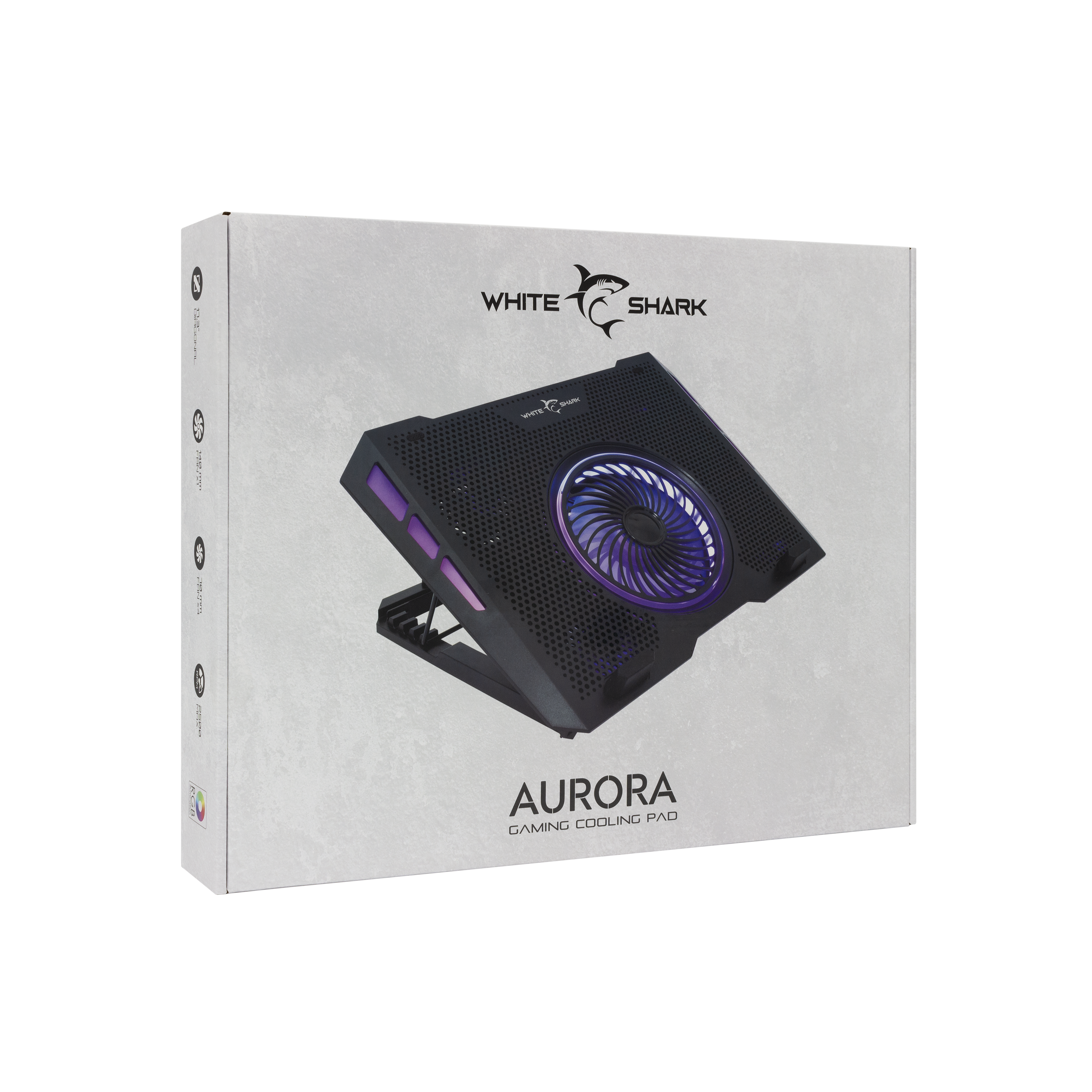 Hladnjak za laptop WHITE SHARK GCP-13 AURORA / 5 vent. RGB-6