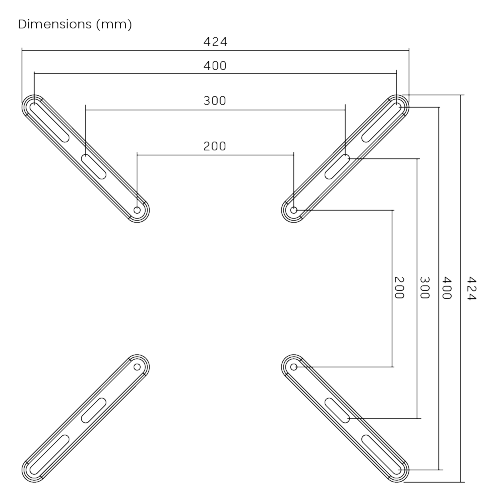 SBOX VESA-V2 ADAPTER-4