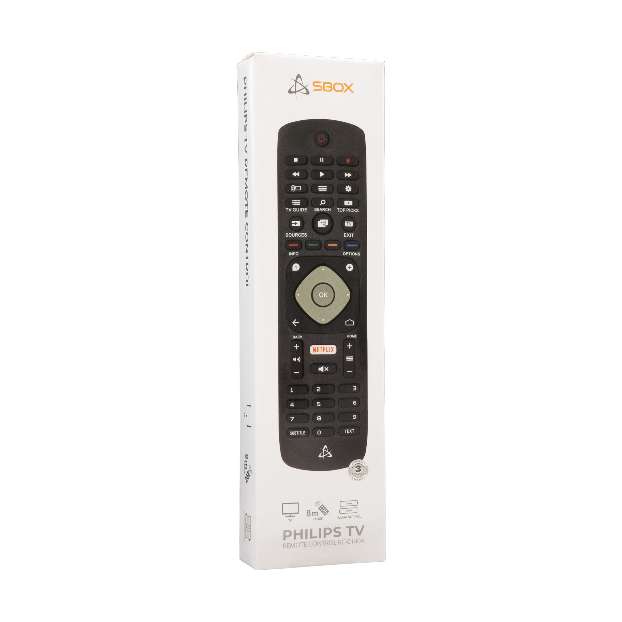 Daljinski upravljač SBOX RC-01404 za Philips televizore-2