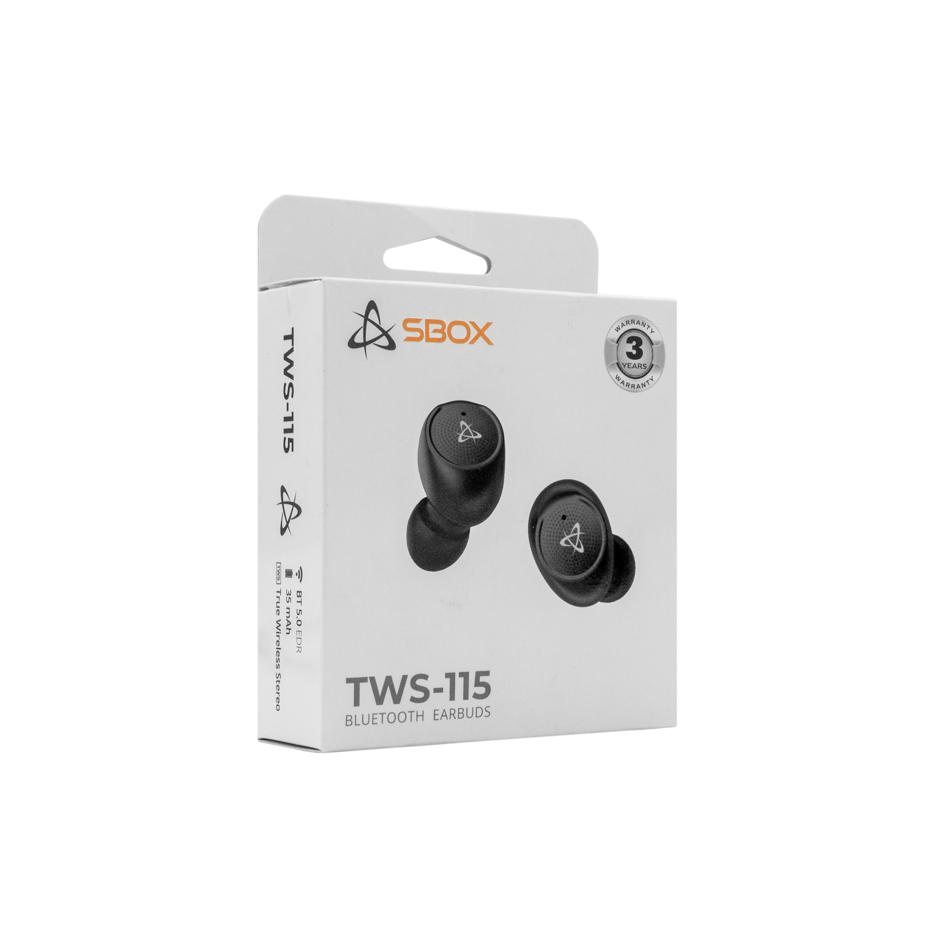 EARBUDS Slušalice + mikrofon SBOX Bluetooth EB-TWS115 Crne-5