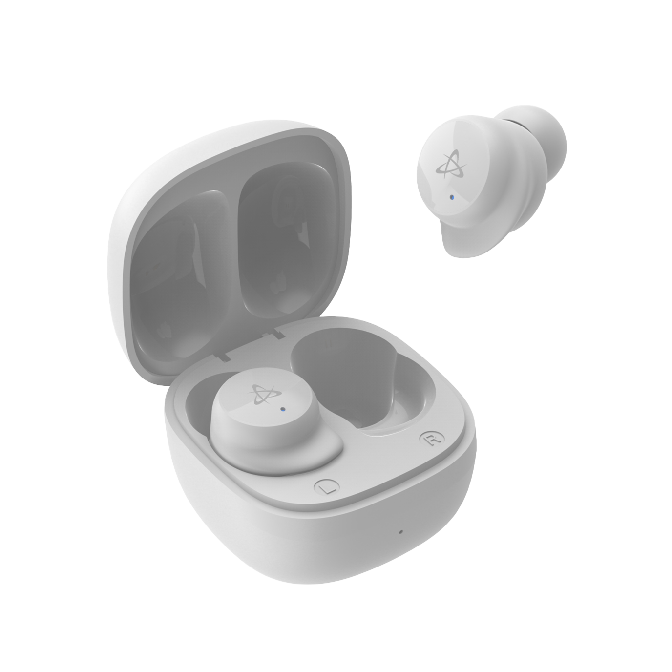 Slušalice SBOX EB-TWS538 (Bluetooth 5.2, in-ear, do 3 h baterije, USB-C, bijele)