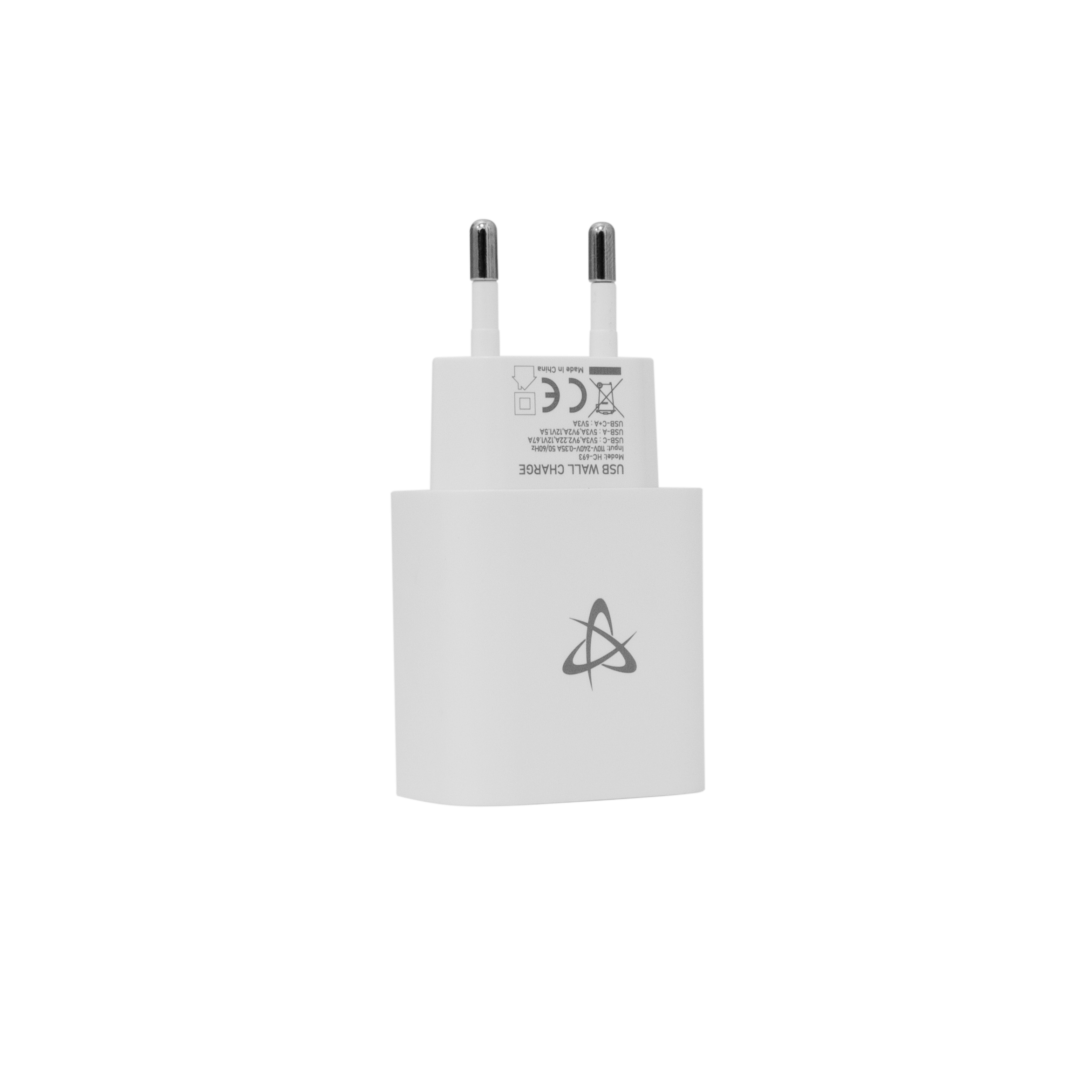 Punjač SBOX HC-693 (2 ulaza, 20W QC, kućni, USB) bijeli-5