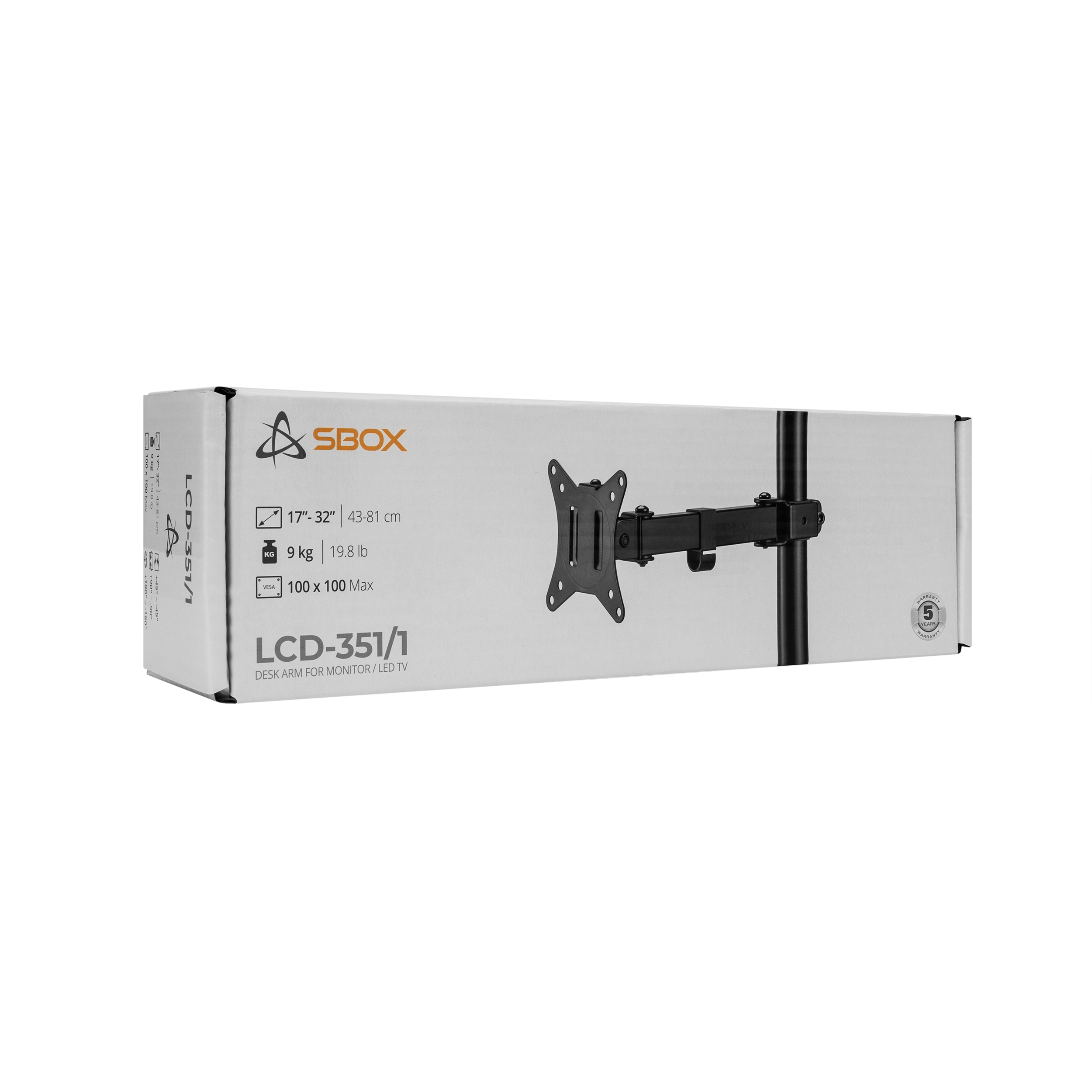 Nosač monitora SBOX LCD-351/1-2 (stolni)-7