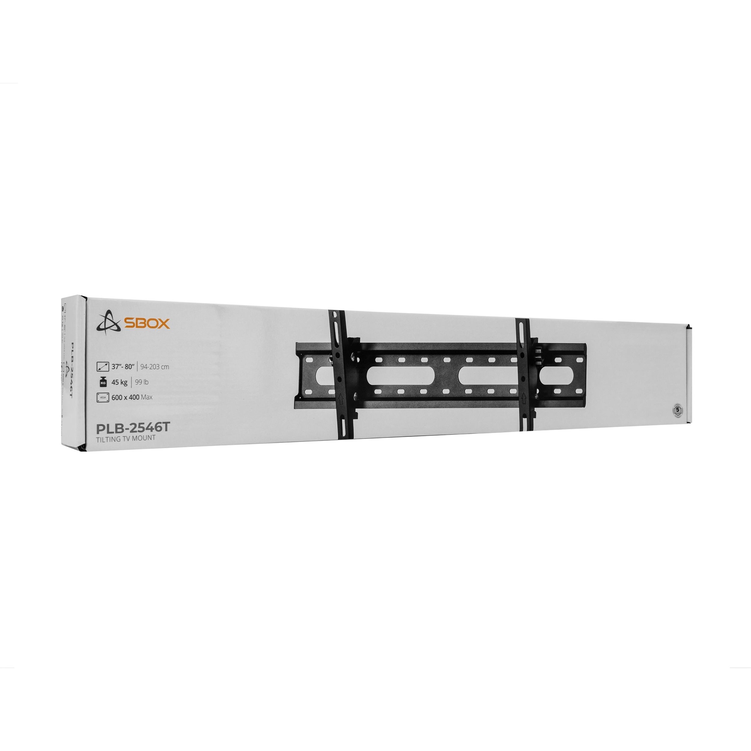 Nosač za TV zidni SBOX PLB-2546T-2 (37"- 80", do 45 kg, nagib +12° do -12°)-13